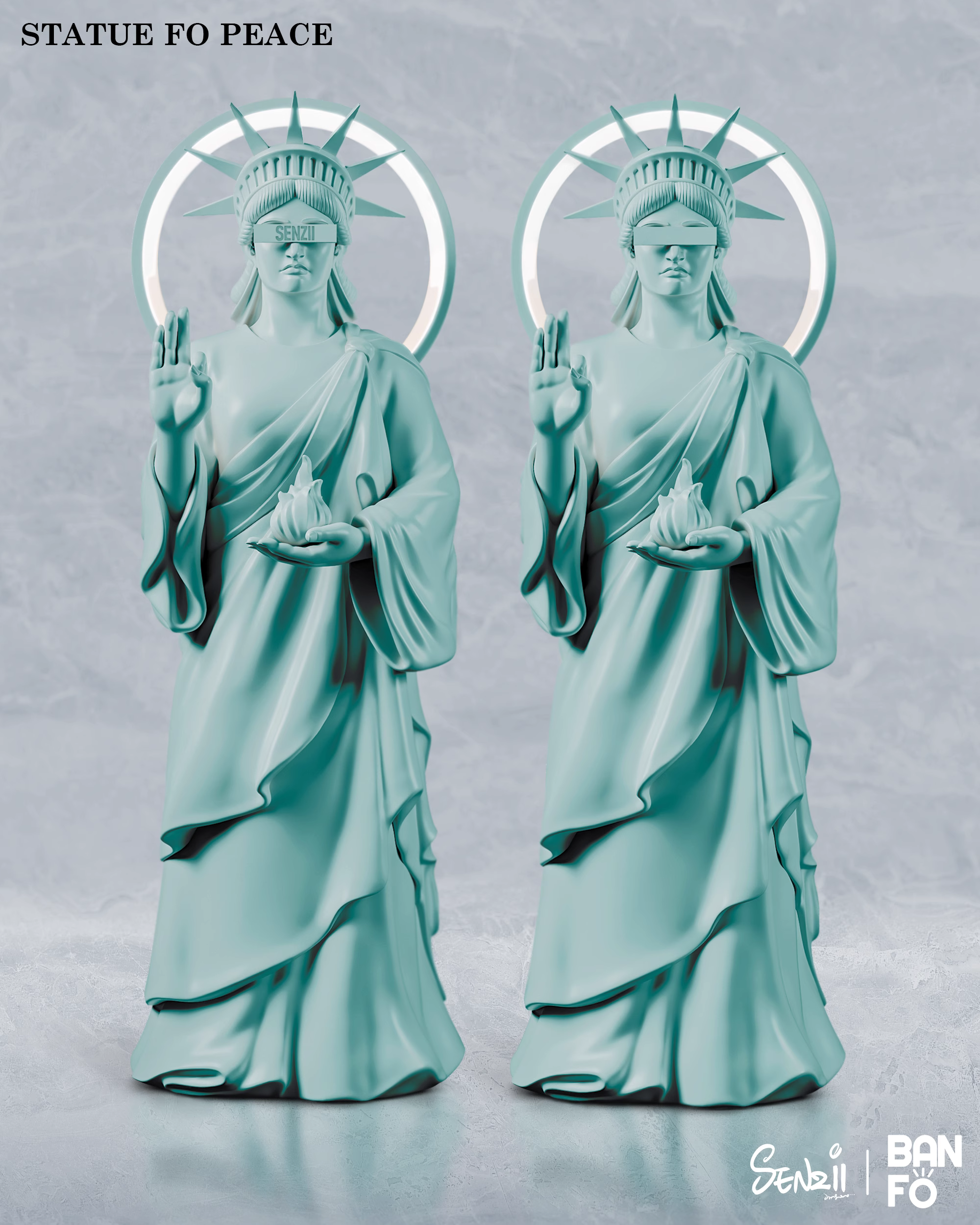 【Pre-sale】STATUE FO PEACE-Other Series-SENZII X BANFO Studios