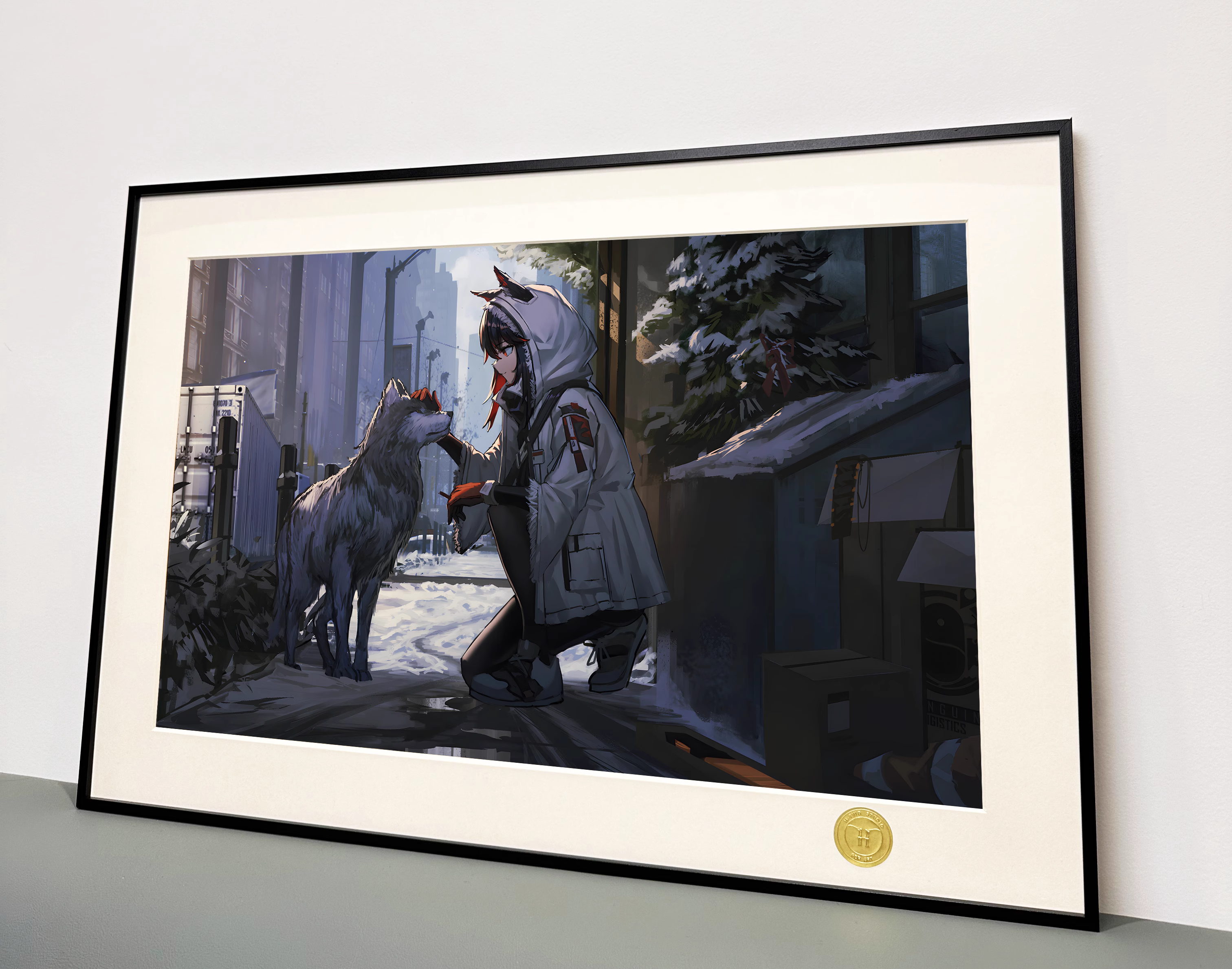 【Pre-sale】Decorative Painting of Texas and Dog-Arknights-H2 Studio