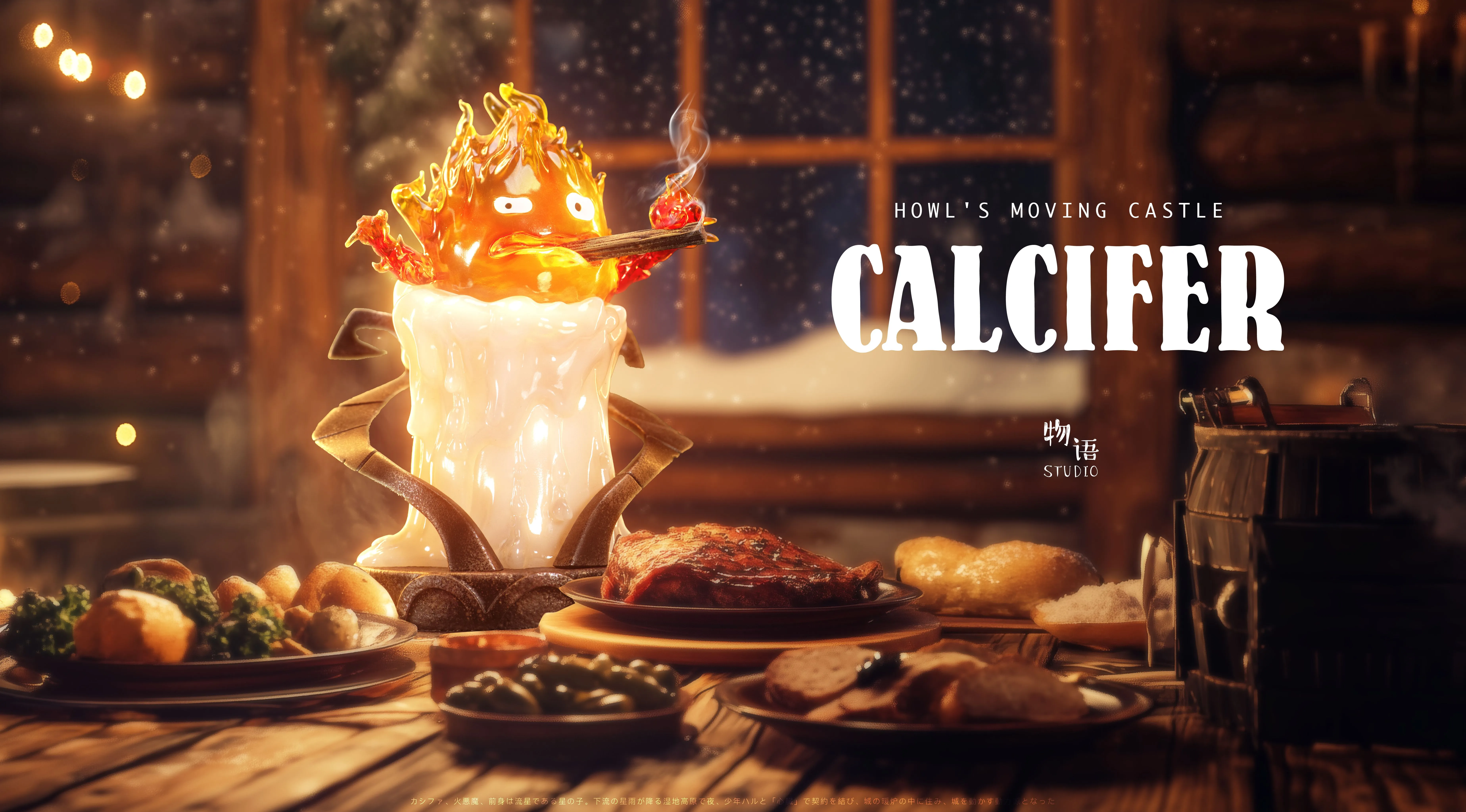 【Pre-sale】03 Calcifer Candle-Howl's Moving Castle-WuYu Studio