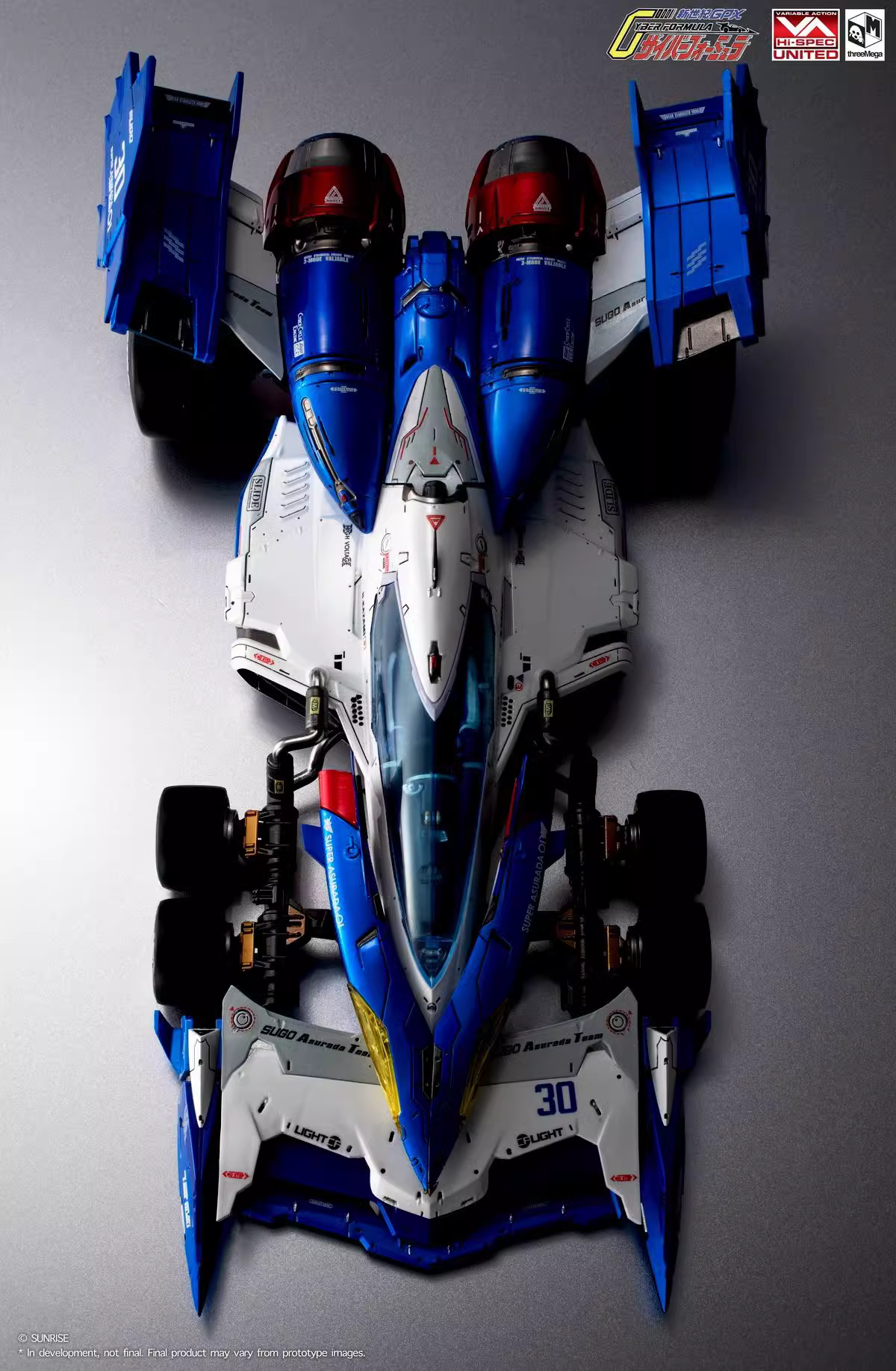【Pre-sale】1/18 Scale Asurada-Future GPX Cyber Formula-Threezero studio