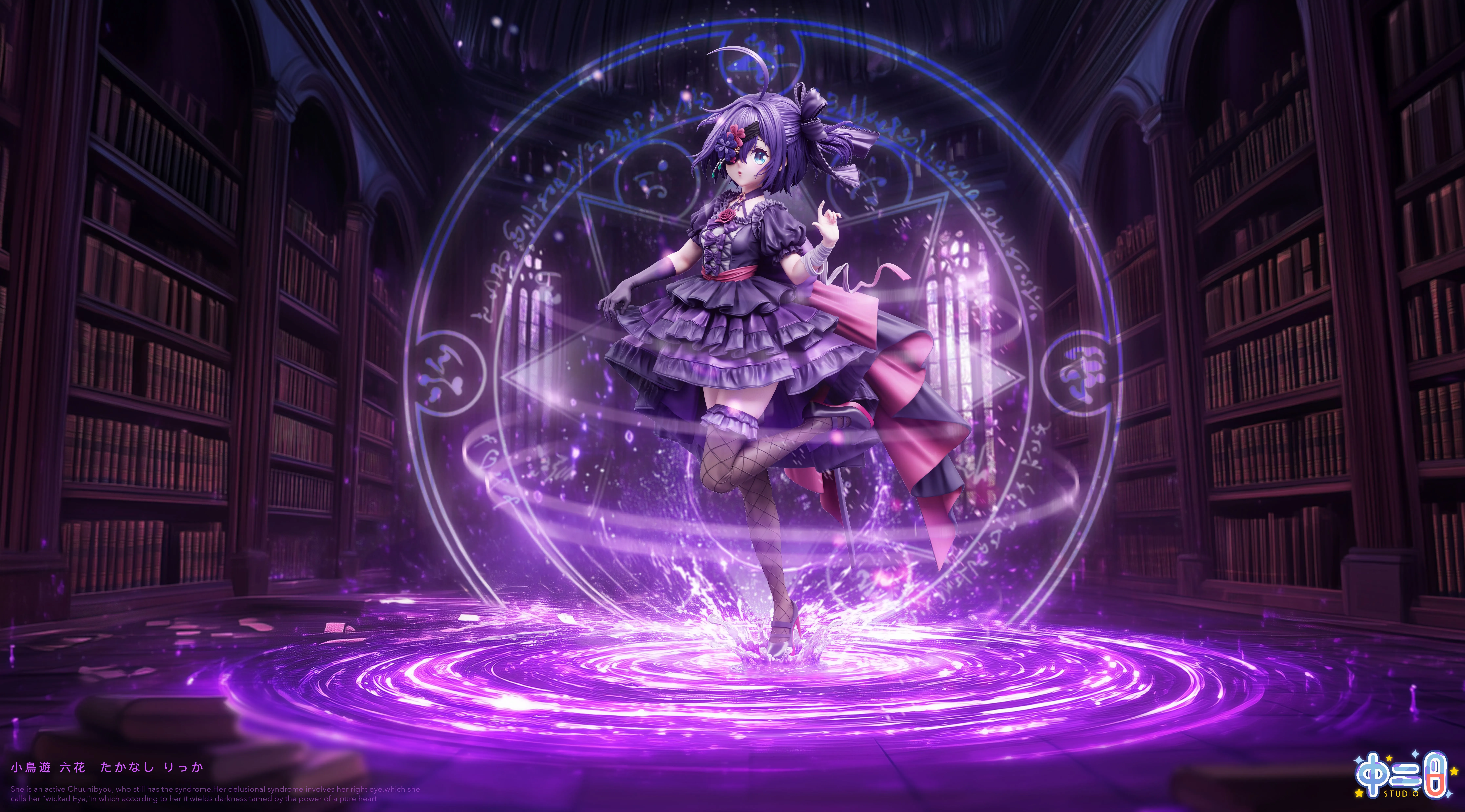 【Pre-sale】1/6 Scale Takanashi Rikka-中二病でも恋がしたい！-ZhongErBing Studio