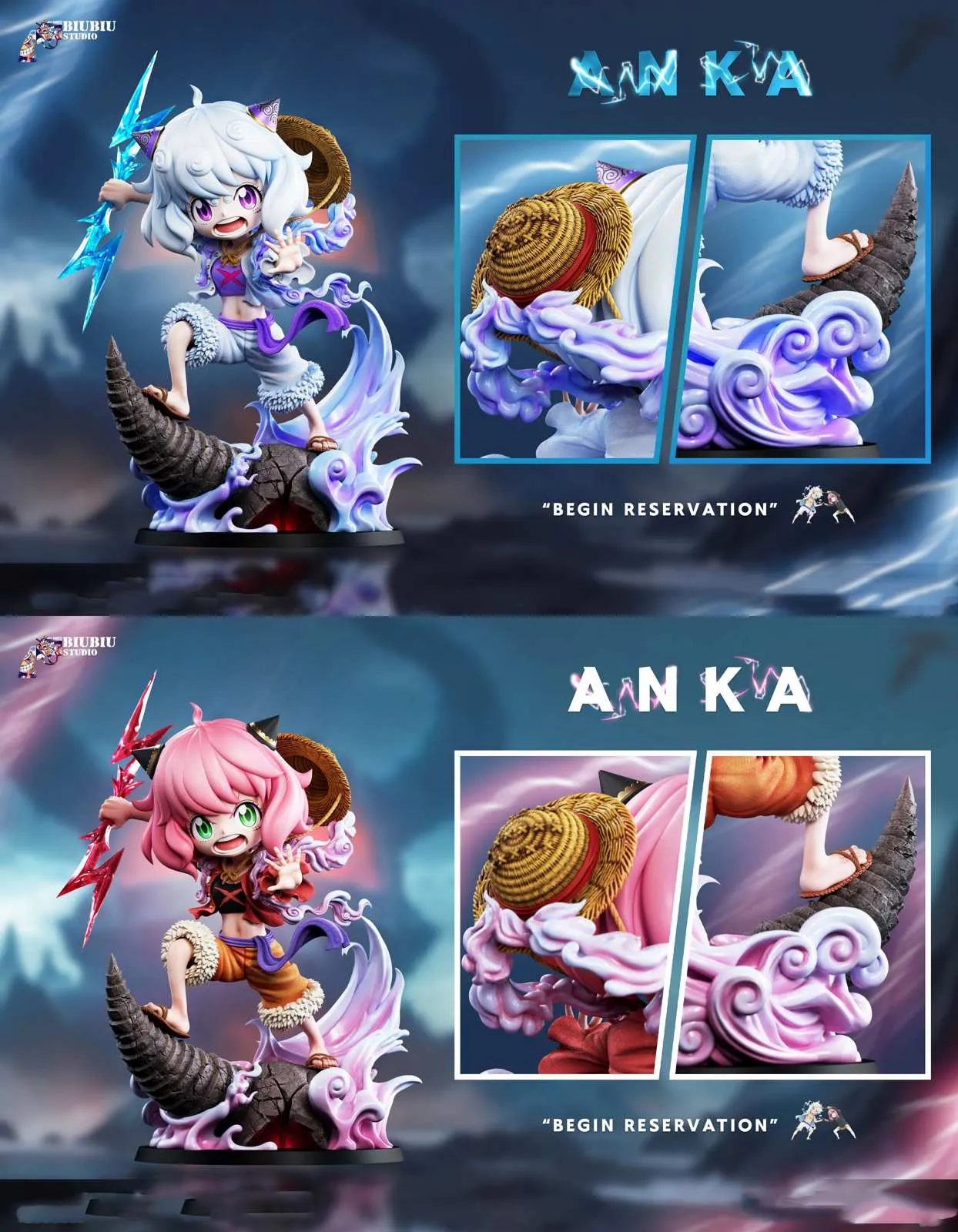 【Pre-sale】1/6 Scale Nika Monkey D. Luffy Cosplay Anya Forger-Biubiu Studio