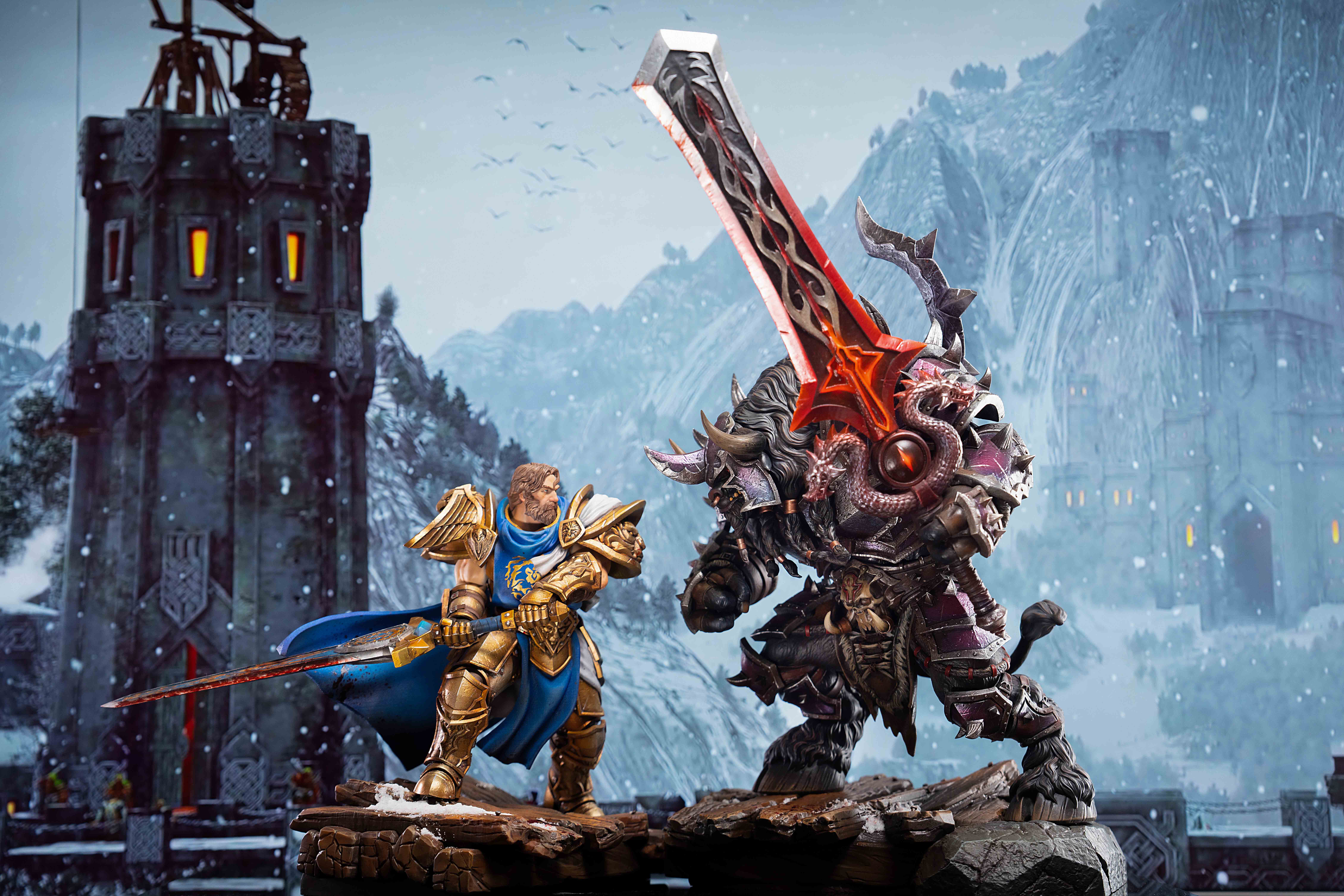 【Pre-sale】1/8 Scale 001 Human Marshal VS Tauren Commander-Other Series-ChaoLu Studio