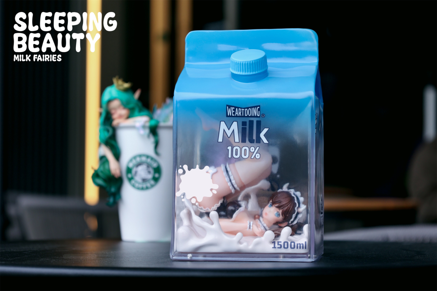 【Sold out】Milk Fairies-Milky Mirage and Yoghurt Fairies-Strawberry Dreamscape-Original Design-WeArtDoing Studio