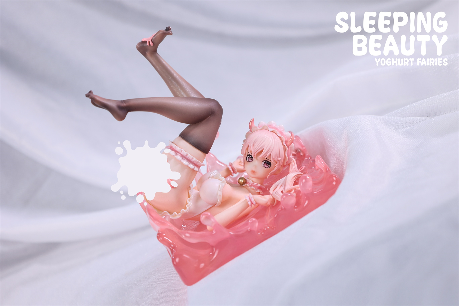 【Sold out】Milk Fairies-Milky Mirage and Yoghurt Fairies-Strawberry Dreamscape-Original Design-WeArtDoing Studio