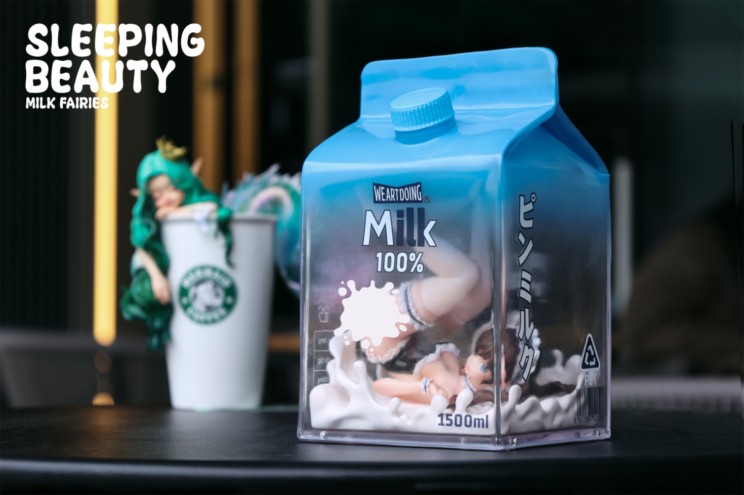 【Sold out】Milk Fairies-Milky Mirage and Yoghurt Fairies-Strawberry Dreamscape-Original Design-WeArtDoing Studio