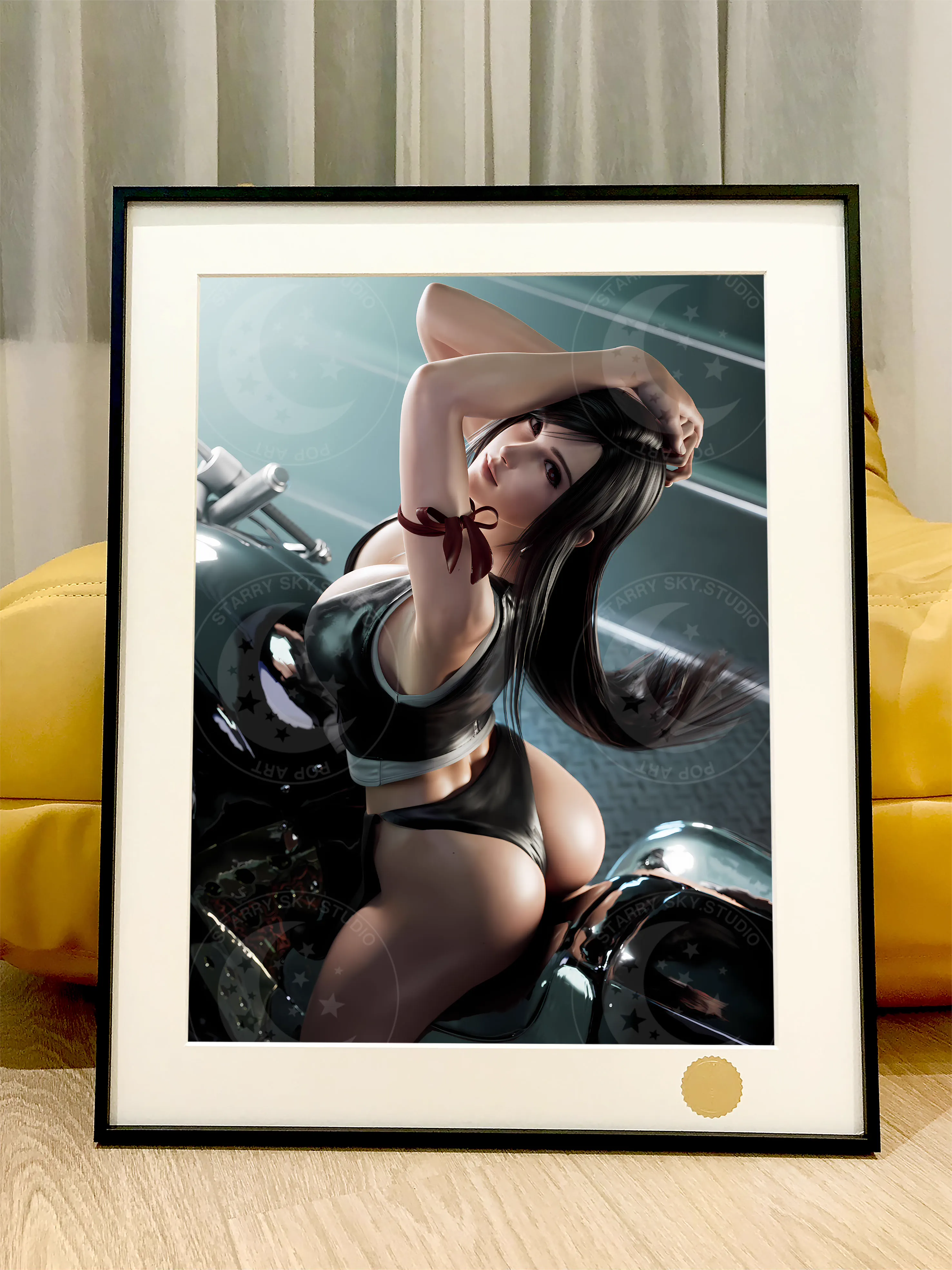 【Pre-sale】Decorative Painting of Locomotive Tifa-Final Fantasy-XingKong Studio