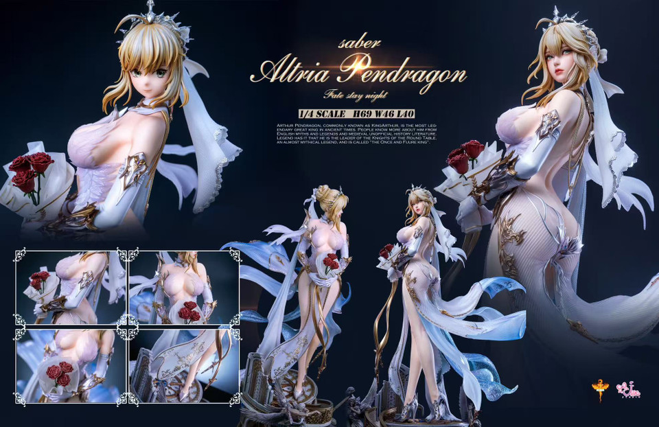 【Pre-sale】1/4 Scale Wedding Saber Artoria Pendragon-Fate/Stay Night-DT Studio