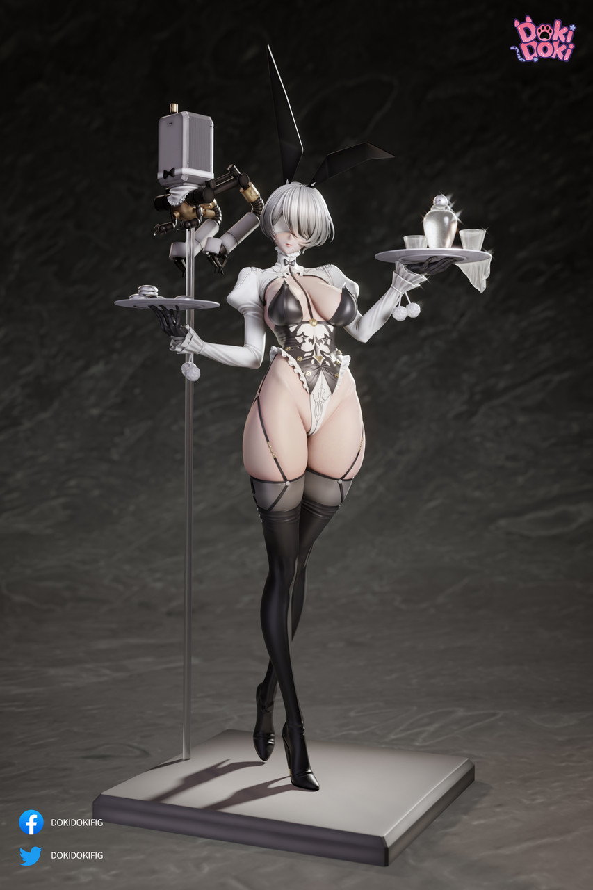 【Pre-sale】1/6 Scale Nier 2B DISH-NieR:Automata-DOKI DOKI Figures Studio