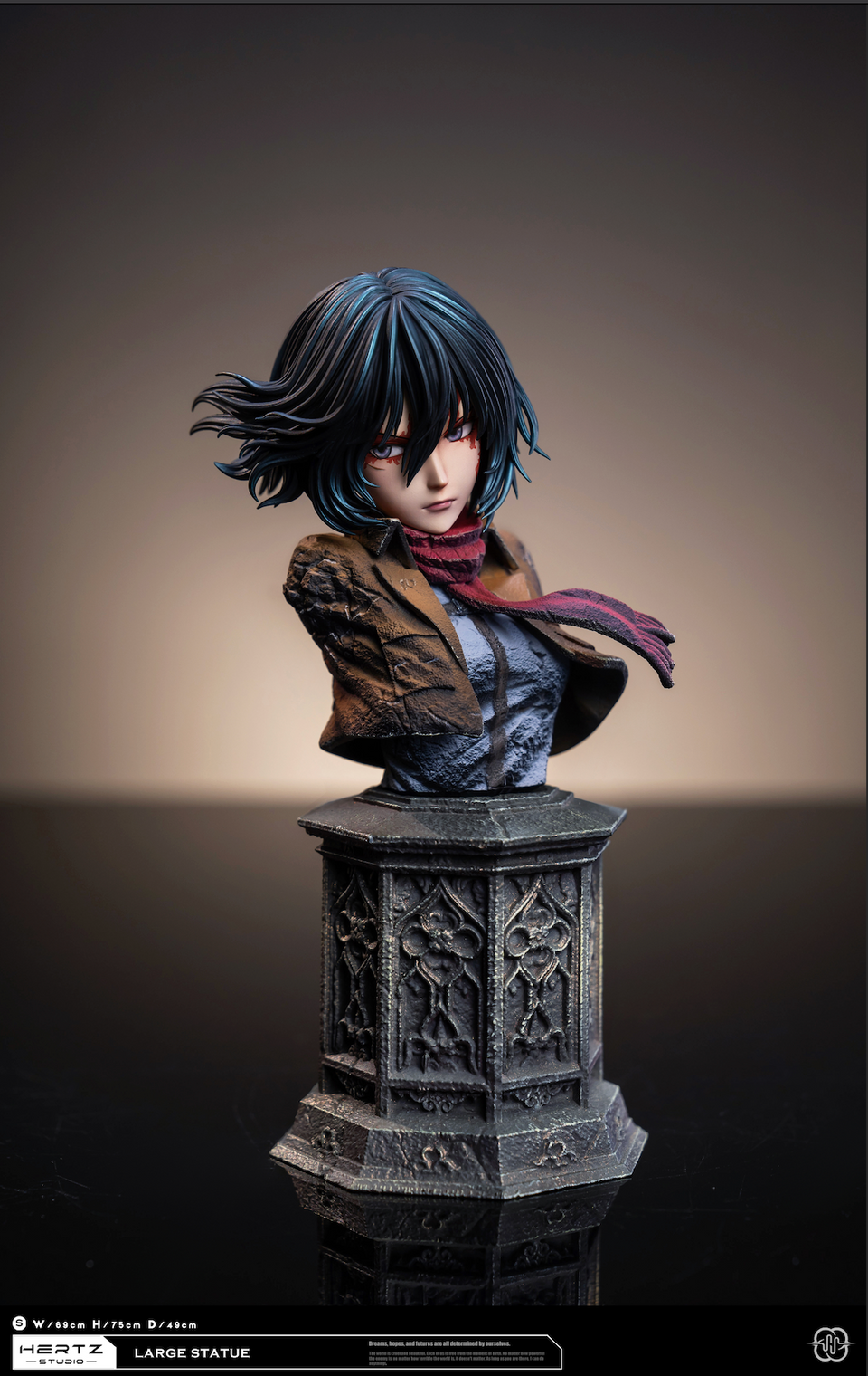 【Pre-sale】Mikasa Ackerman VS Female Titan-Attack on Titan-Hertz Studio