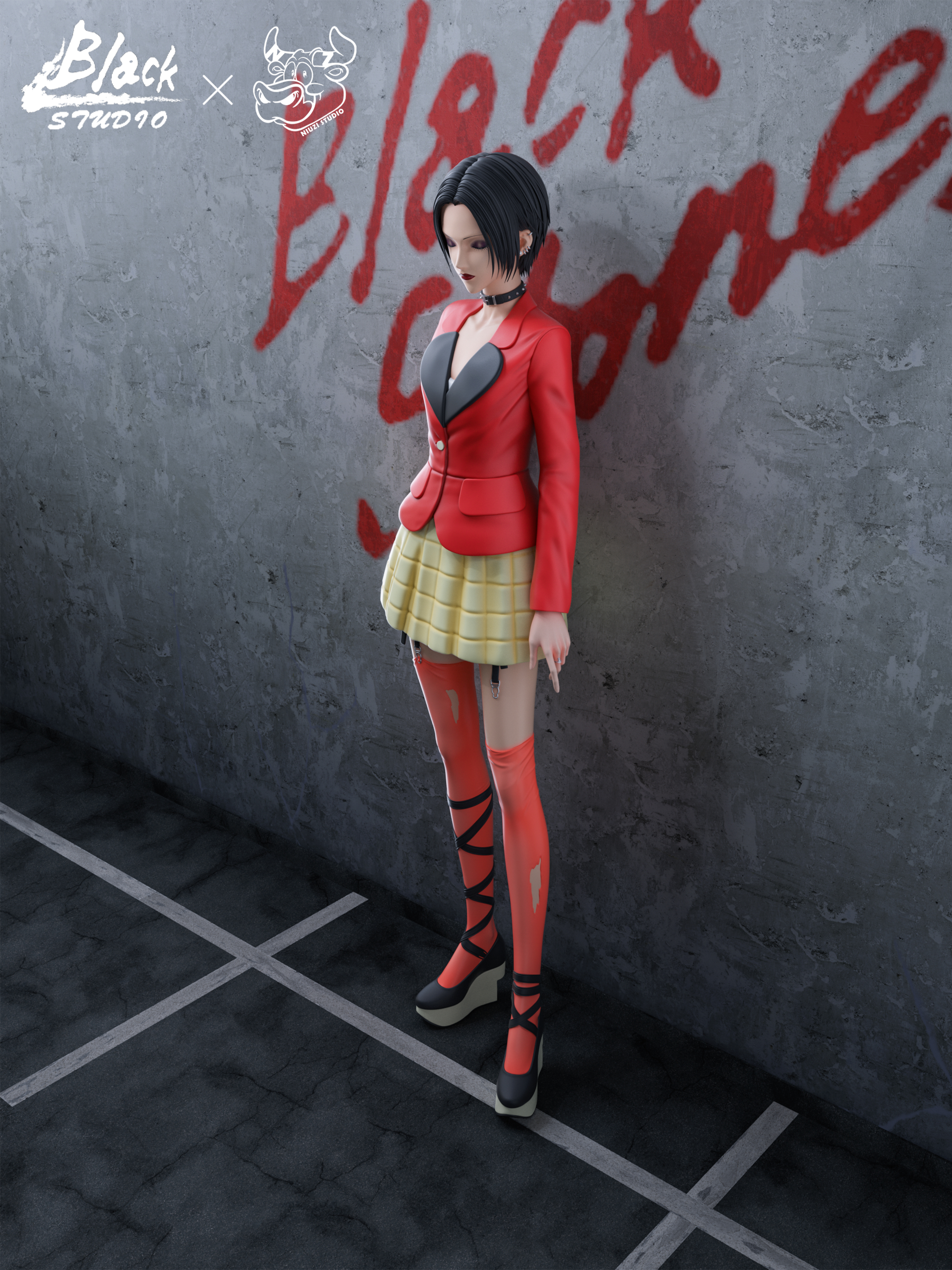 【Few Left】1/6 Scale Oosaki Nana-Nana-BLACK and NIUZI Studio