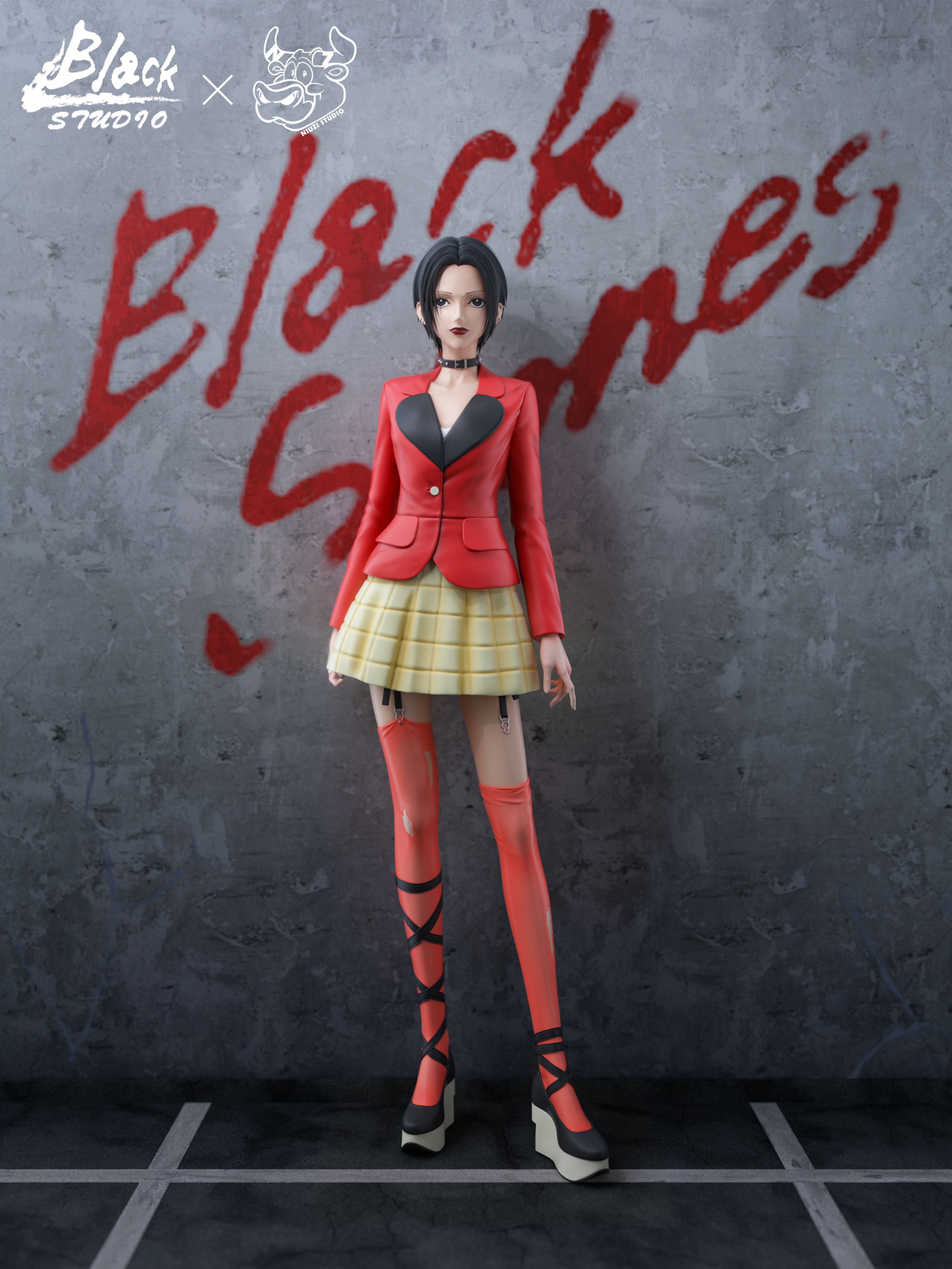 【Few Left】1/6 Scale Oosaki Nana-Nana-BLACK and NIUZI Studio