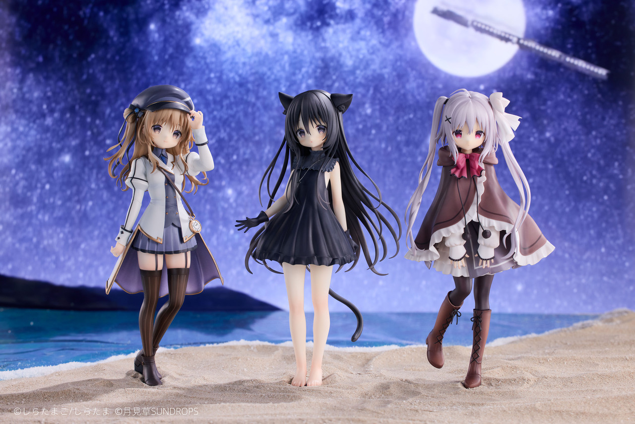 【Pre-sale】1/7 Scale Noir, Karuha and Neri-Hoshizora Tetsudou to Shiro no Tabi-Sundrops Studio