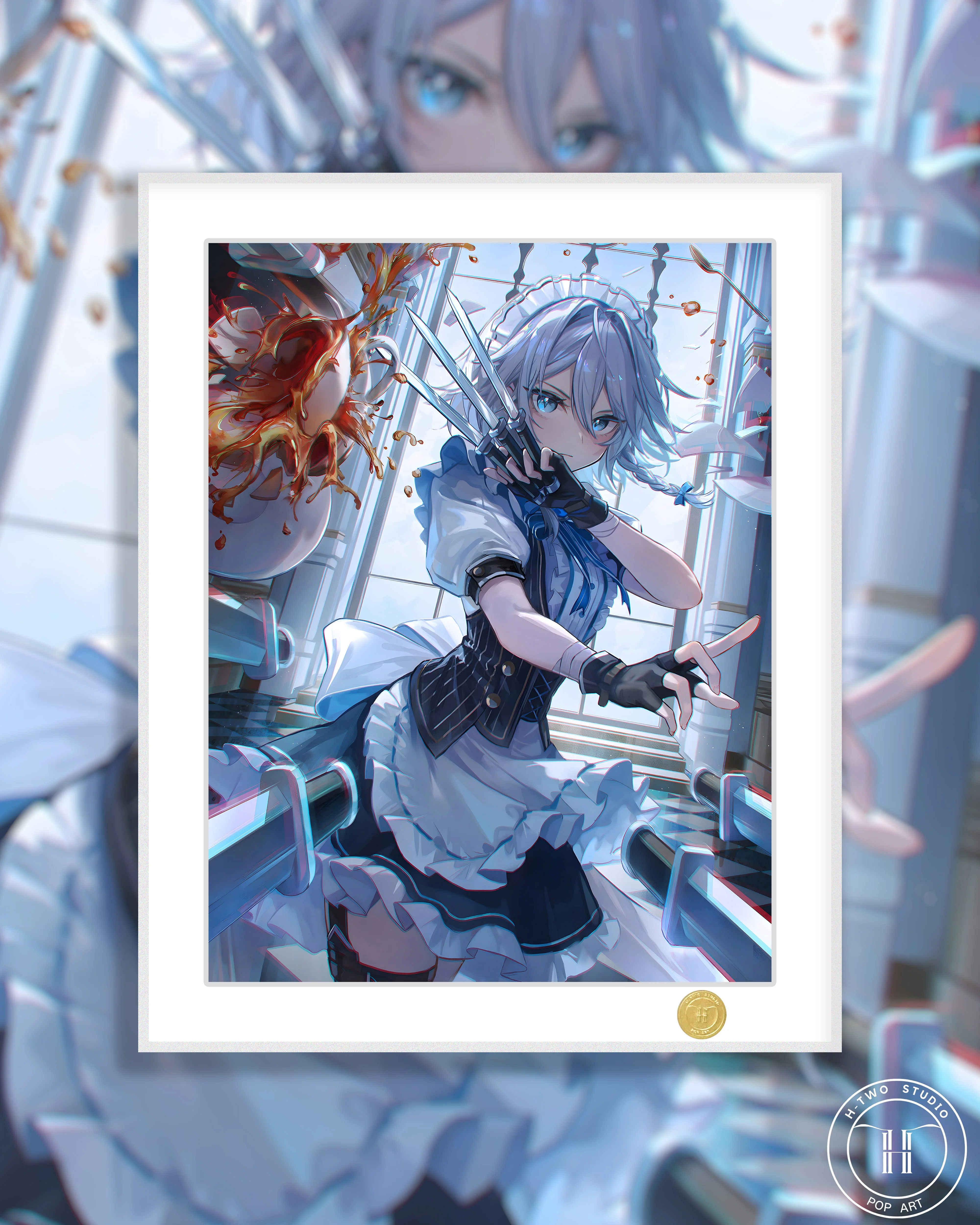 【Pre-sale】Decorative Painting of Izayoi Sakuya-東方Project-H2 Studio