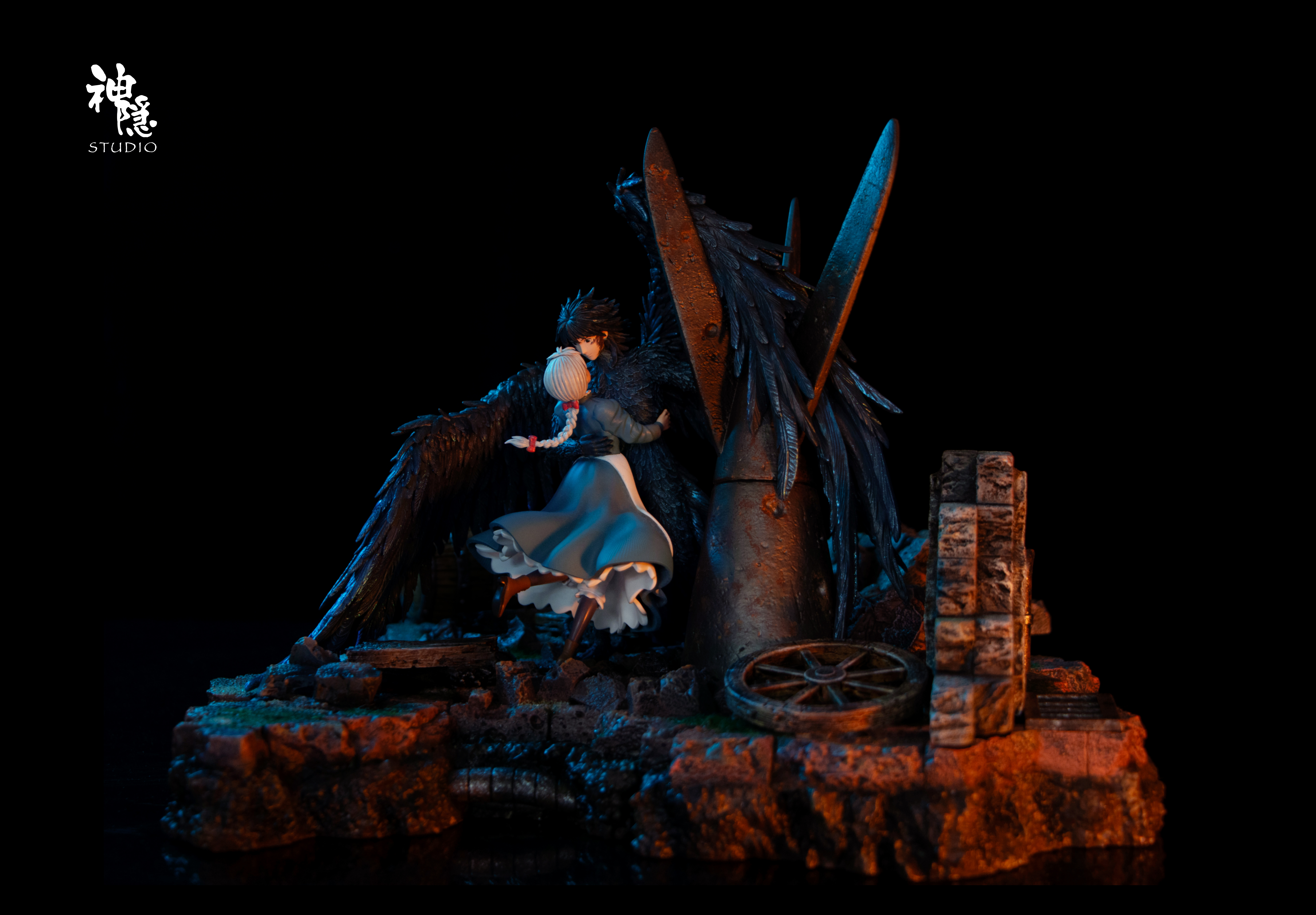 【Sold out】Silhouette Moment Series Embrace in War with LED-Howl's Moving Castle-ShenYin Studio