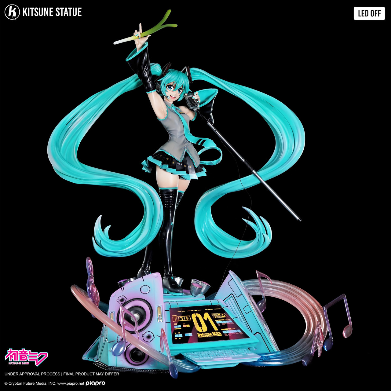 【Pre-sale】 1/6 Scale Hatsune Miku with LED-VOCALOID-Kitsune Statue Studio