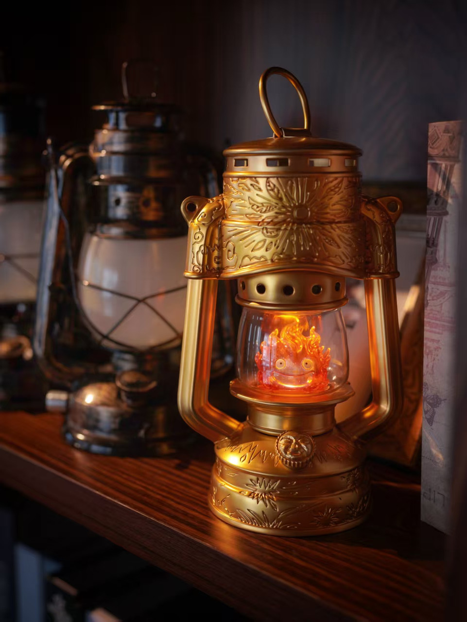 【Pre-sale】Kerosene lamp Calcifer with LED-Howl's Moving Castle-LongMiao Studio