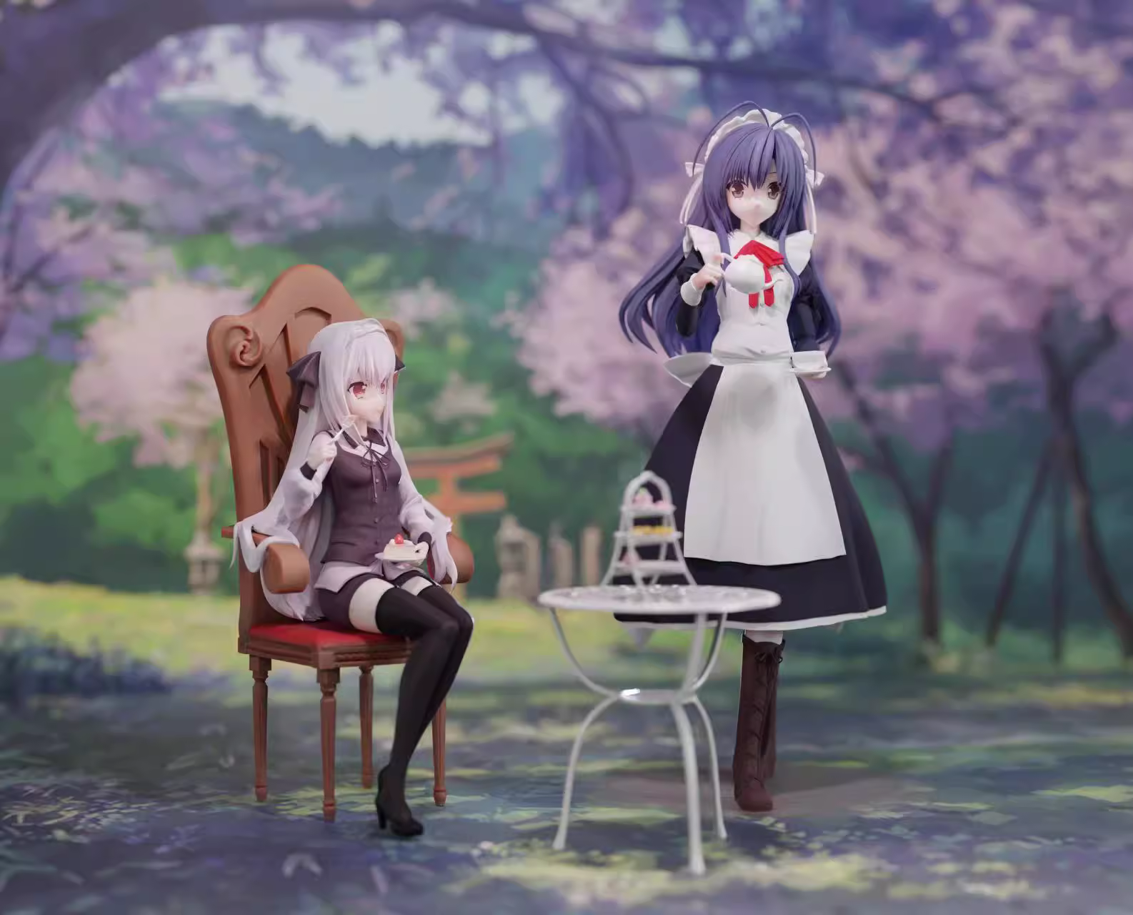 【Pre-sale】1/7 Scale 桜小路ルナ and おおくら ゆうせい-月に寄りそう乙女の作法-KLFT Studio