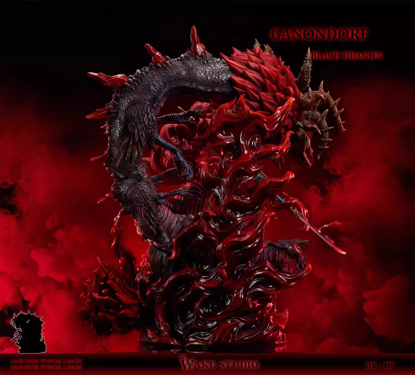 【Pre-sale】1/4 and 1/6 Scale Ganondorf with LED-The Legend of Zelda-Wake Studio