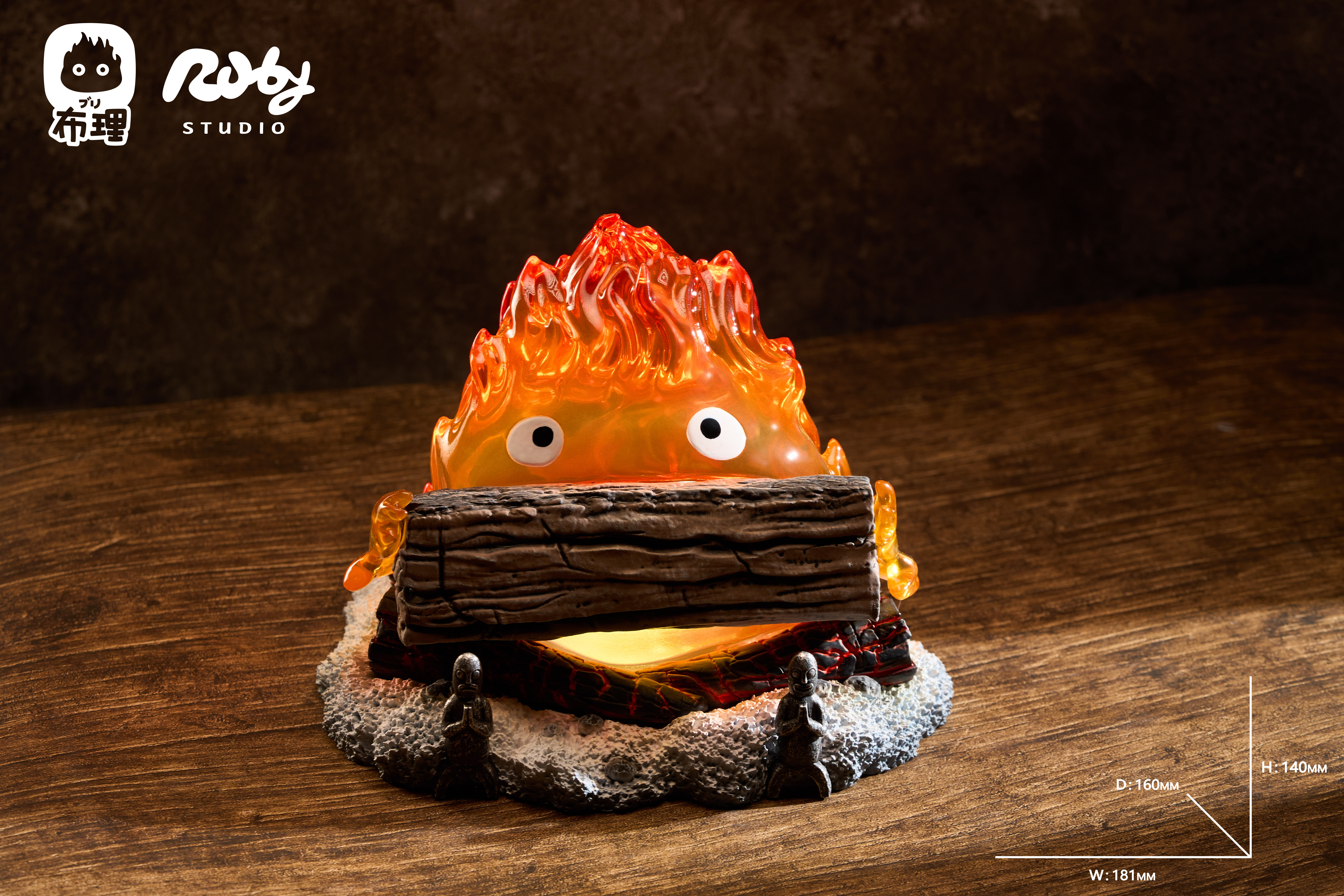 【Pre-sale】002 Calcifer-Howl's Moving Castle-Buri Studio X Ruby Studio