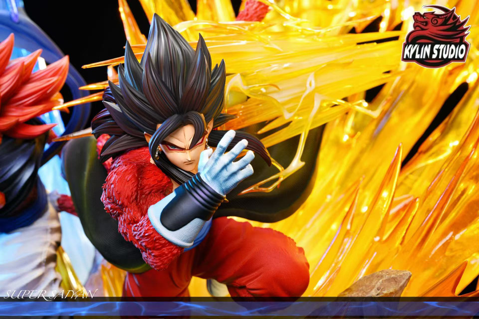 【Pre-sale】1/6 Scale SS4 Gogeta and Vegito with LED-Kylin Studio