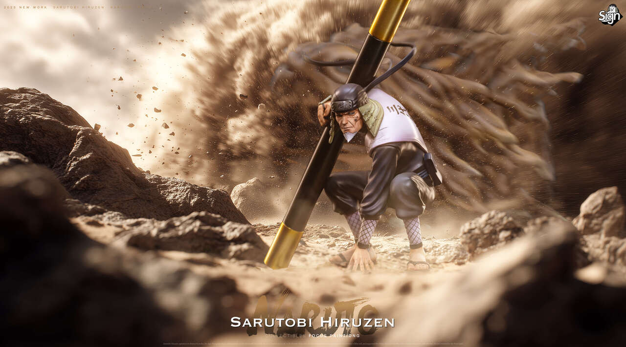 【Pre-sale】1/6 Scale Sarutobi Hiruzen-Sign Studio