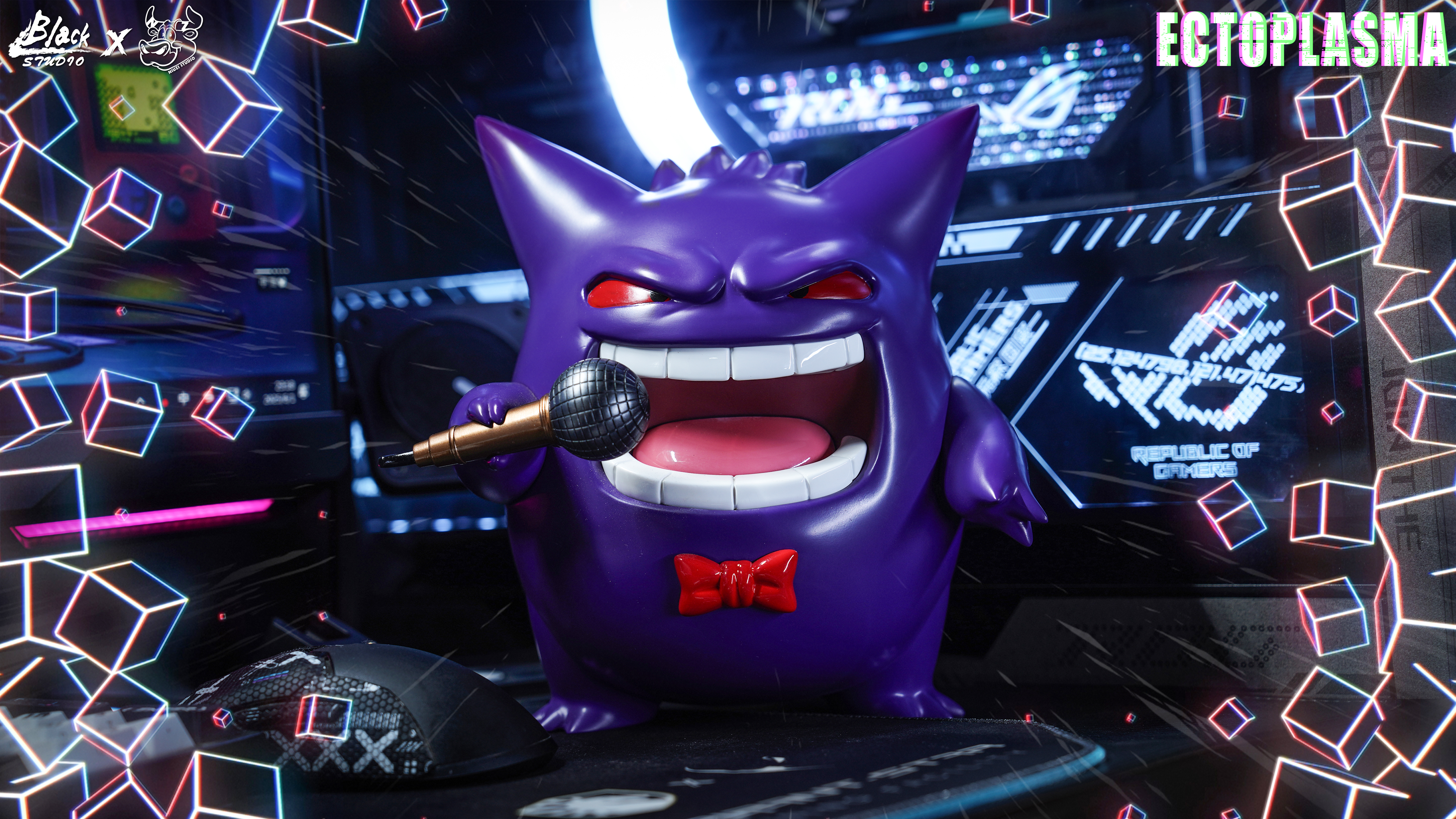 【Pre-sale】1/2 Scale Loudspeaker Box Gengar-Pokemon-NIUZI Studio