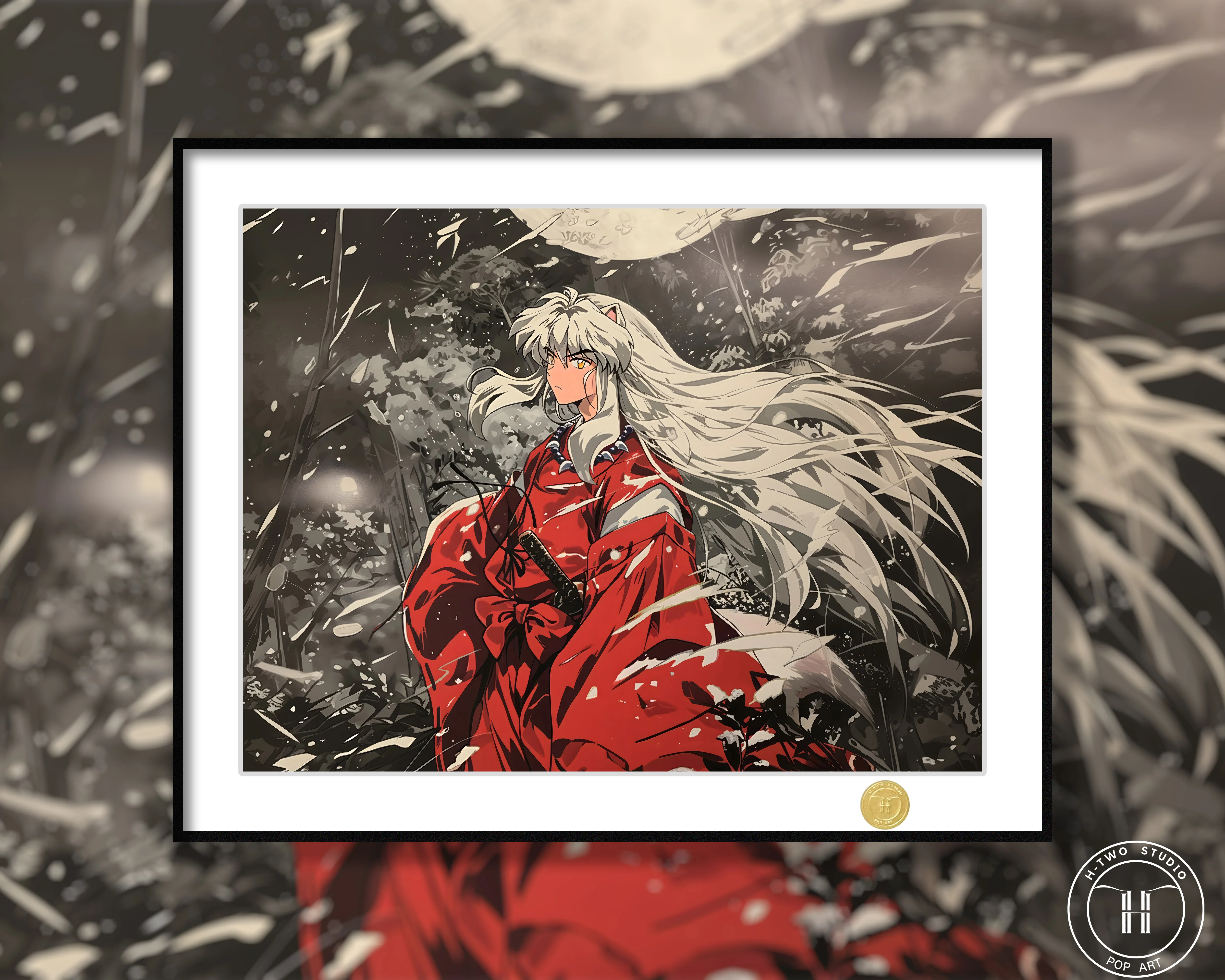 【Pre-sale】Decorative Painting of Inuyasha-Inuyasha-H2 Studio