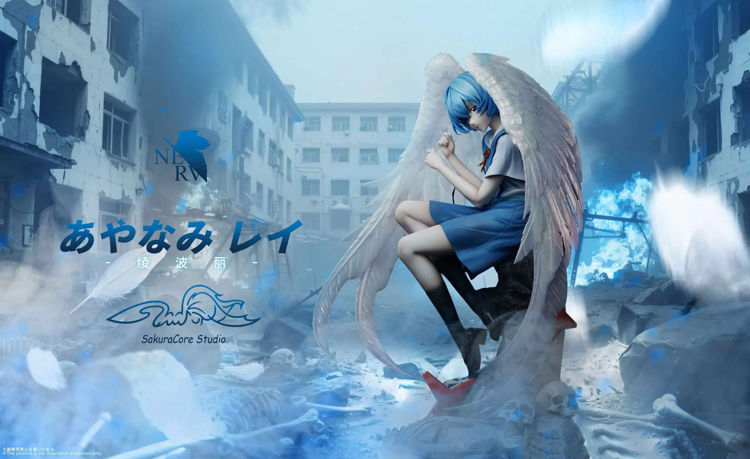 【Sold out】1/6 Scale Rei Ayanami-(EVA) Neon Genesis EVAngelion-SakuraCore Studio