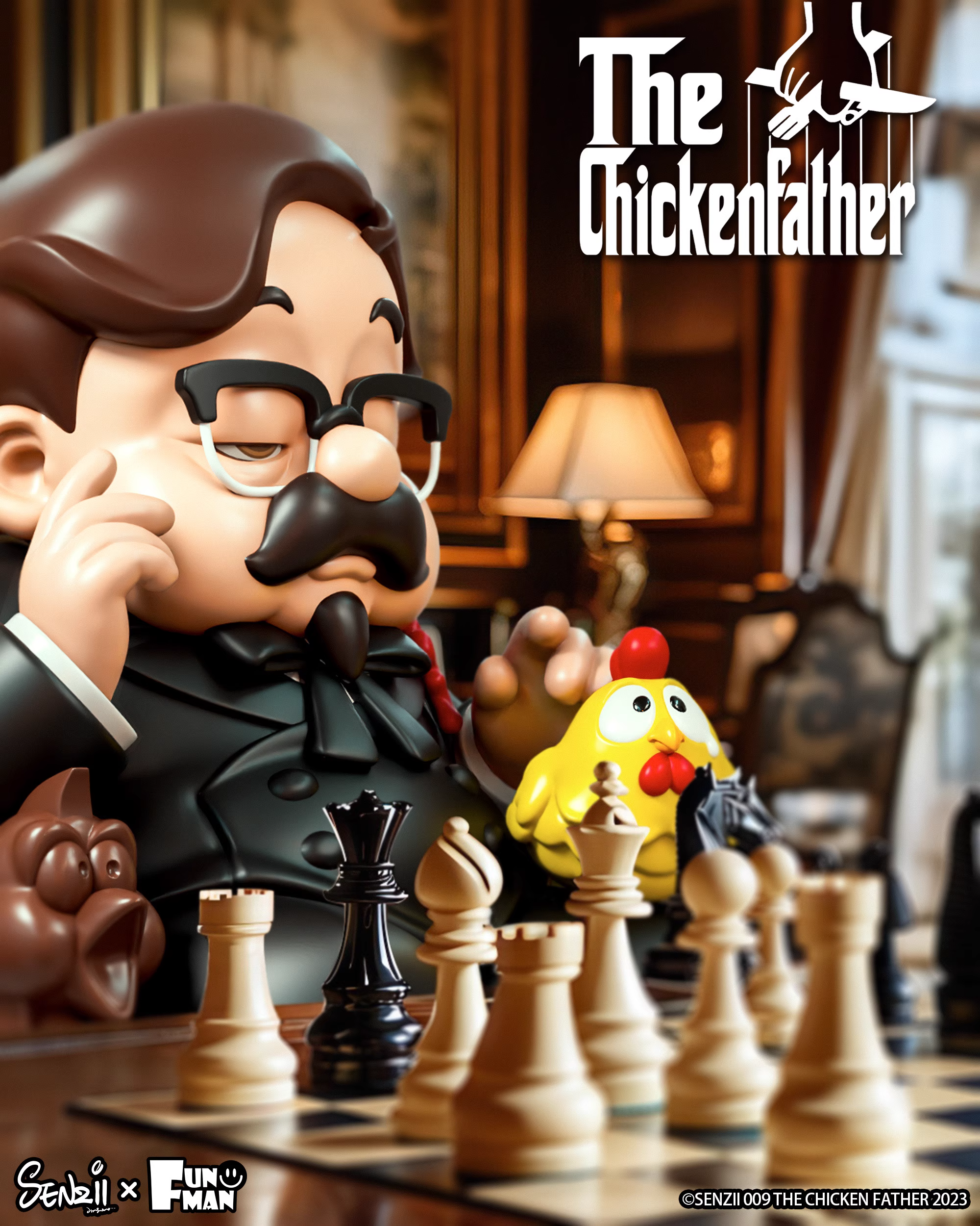 【Pre-sale】 The Black Chicken Father-Senzii X Chicken Father Studios