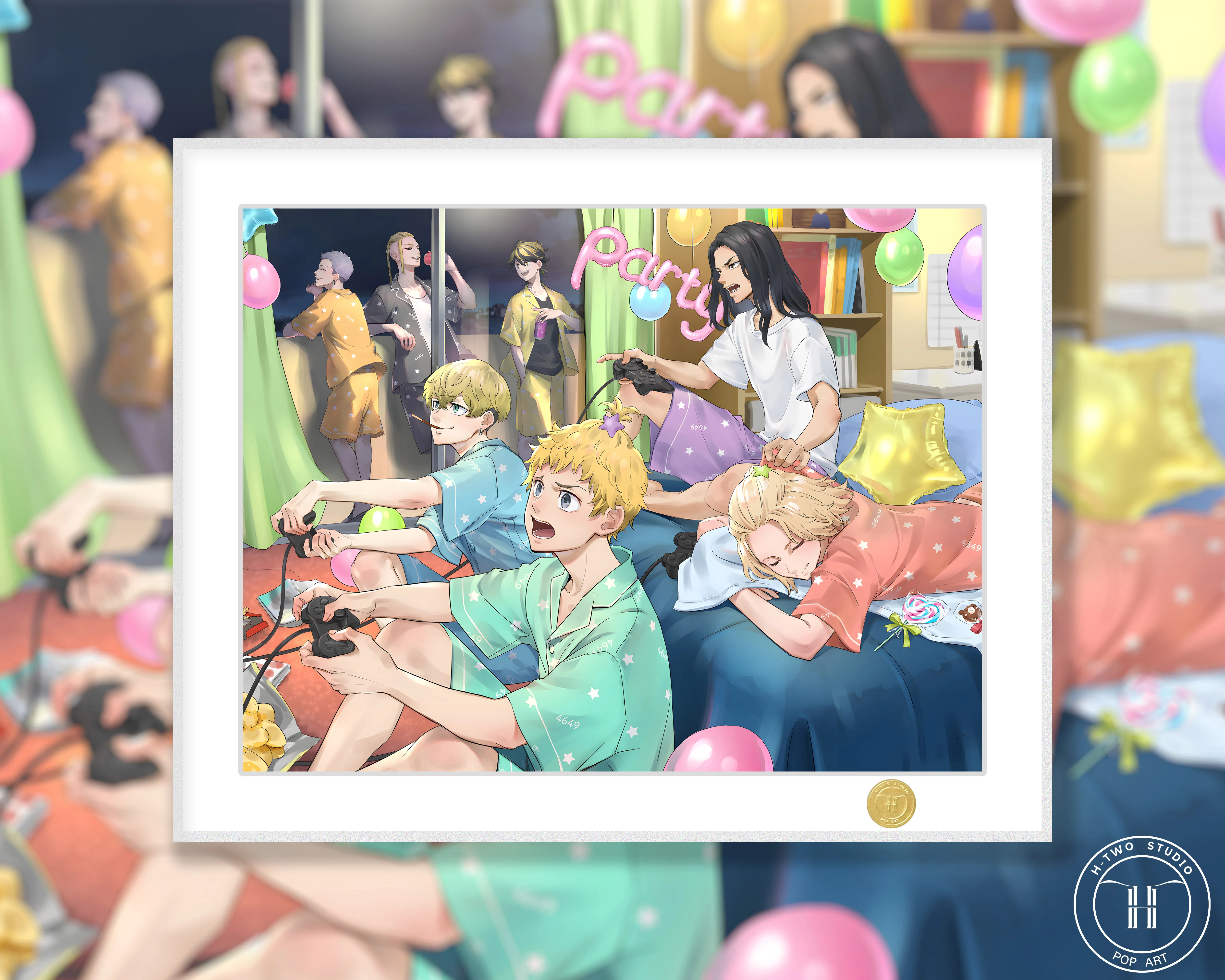 【Pre-sale】Decorative Painting of Pajama Men's Team-H2 Studio