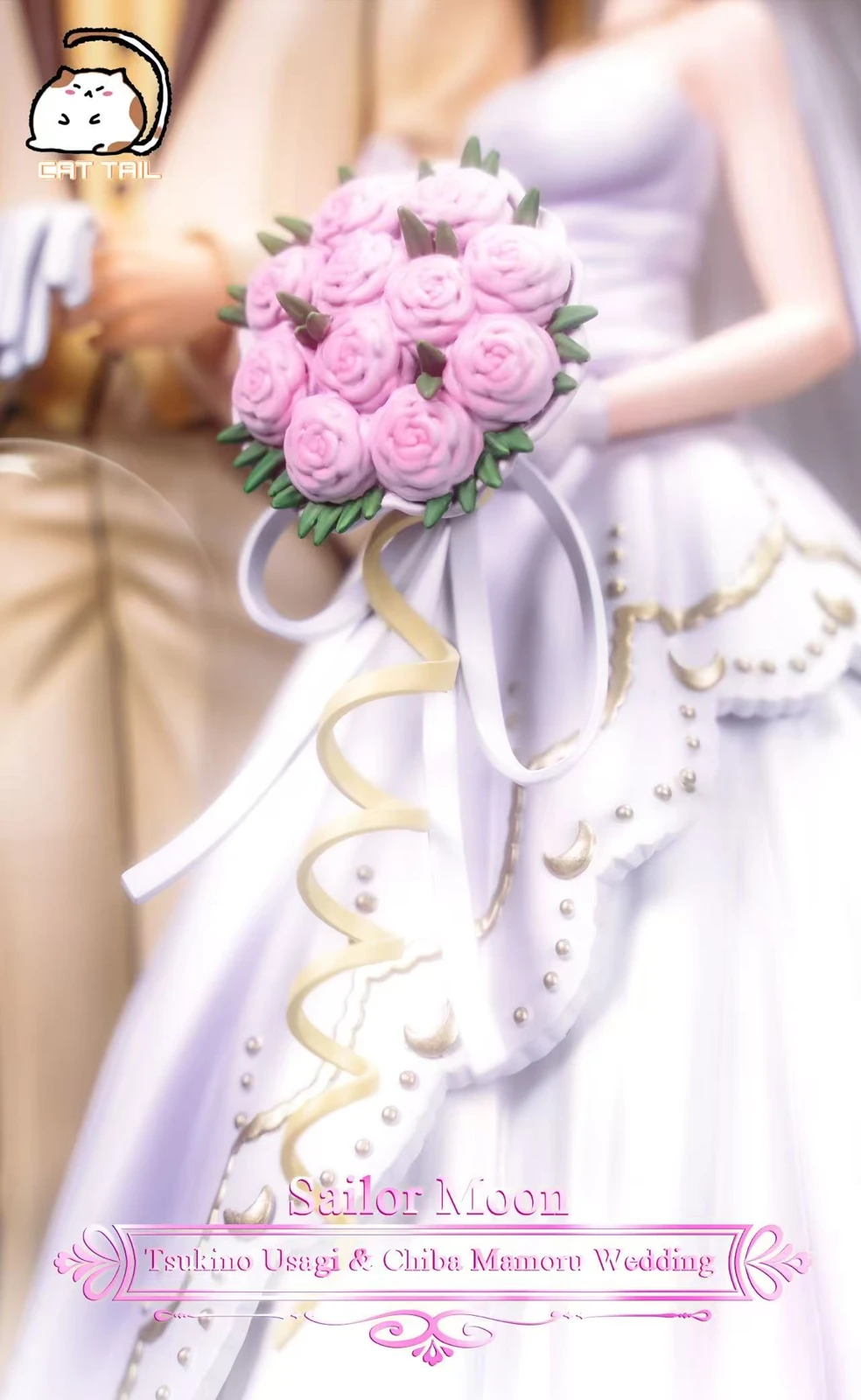 【Pre-sale】1/6 Scale Wedding Ver. Usagi Tsukino and Mamoru Chiba-Cat Tail Studio