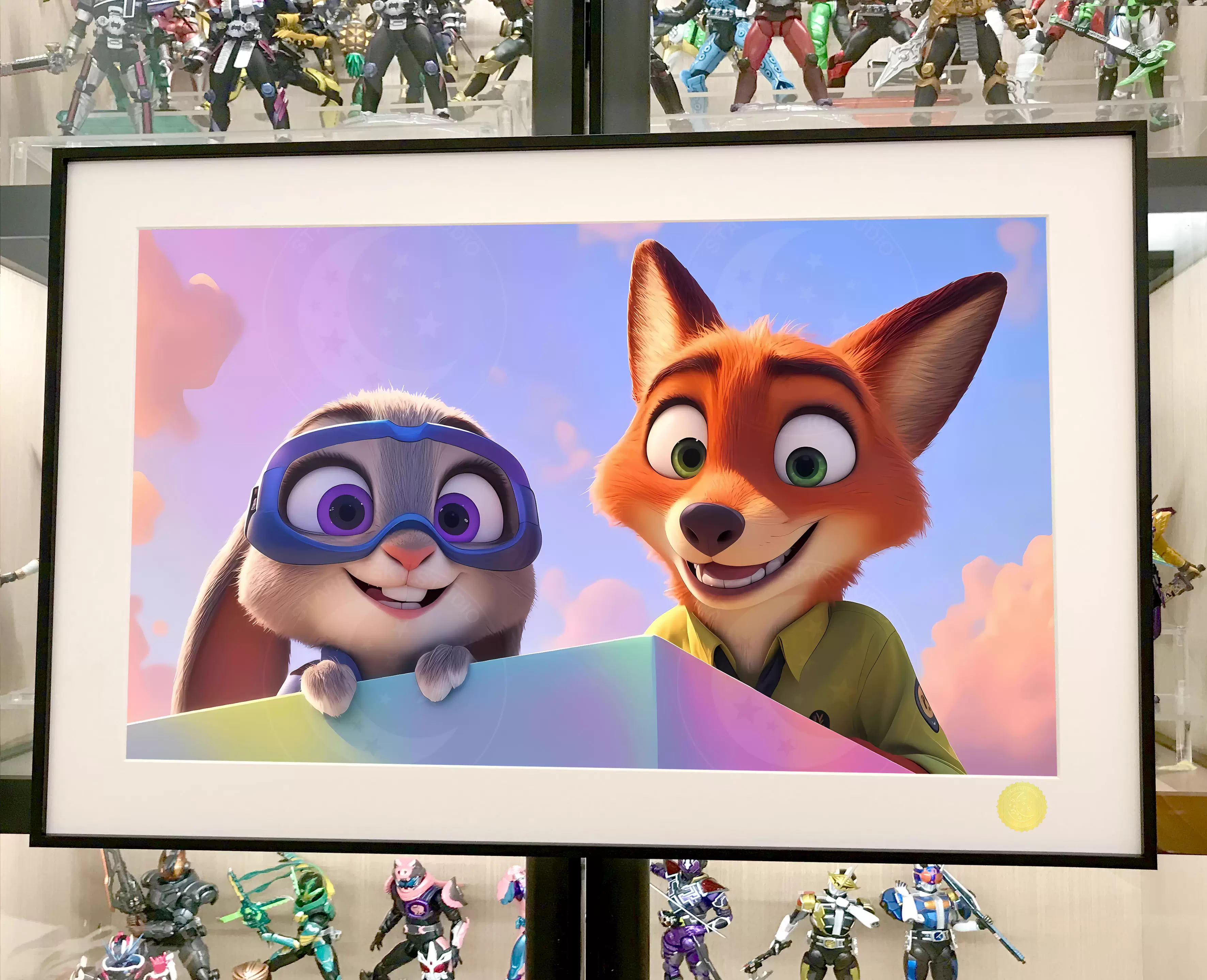 【Pre-sale】Decorative Painting of Judith Laverne Hopps and Nick Wilde-Xingkong Studio