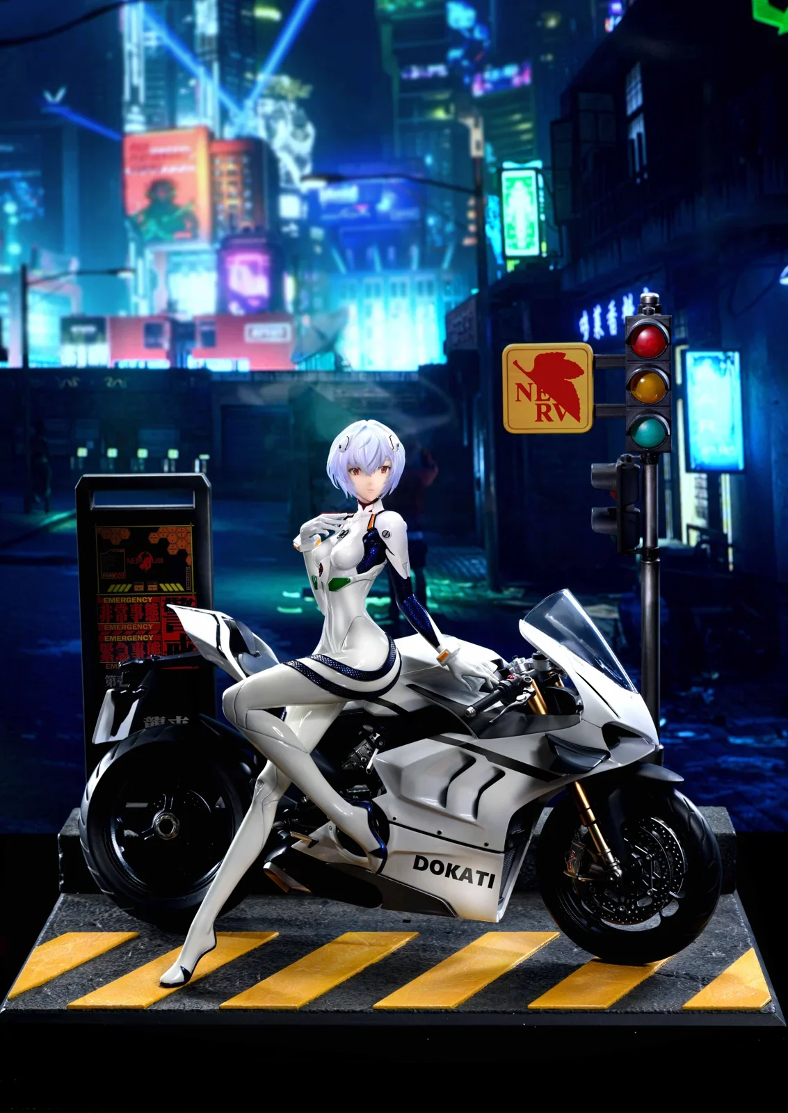 【Pre-sale】1/6 Scale Riding Motorcycle Rei Ayanami-KOL brother Studios