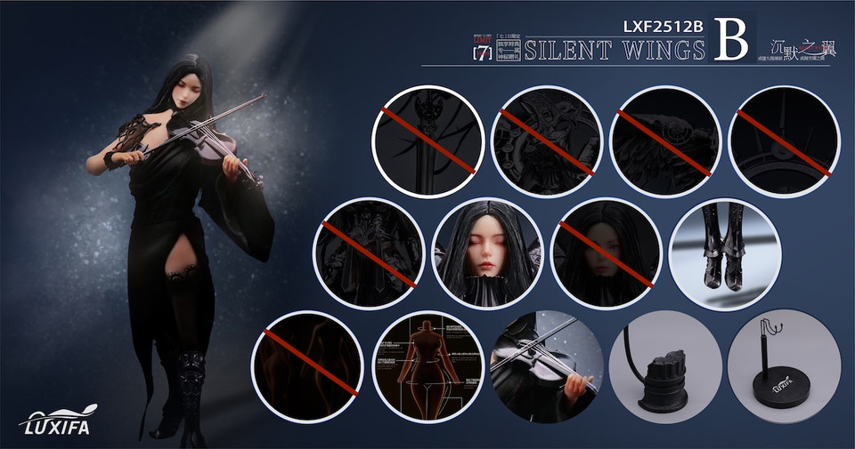 【Pre-sale】1/6 Scale Dark Angel and Soloist Action Figure-LUXIFA Studio