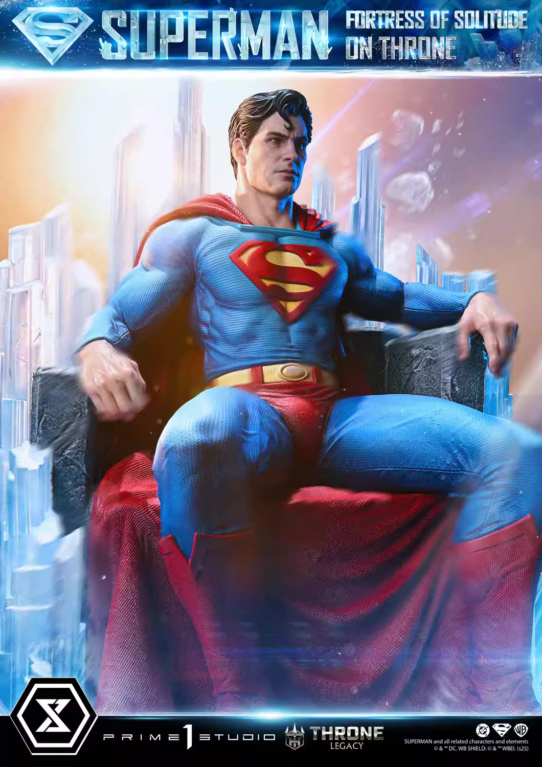 【Pre-sale】1/4 Scale Throne Superman-Prime 1 Statue Studio