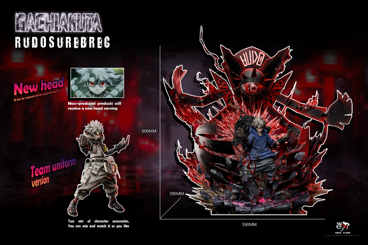 【Pre-sale】1/6 Scale GACHIAKUTA Rudo Surebrec with LED-NiRen Studio