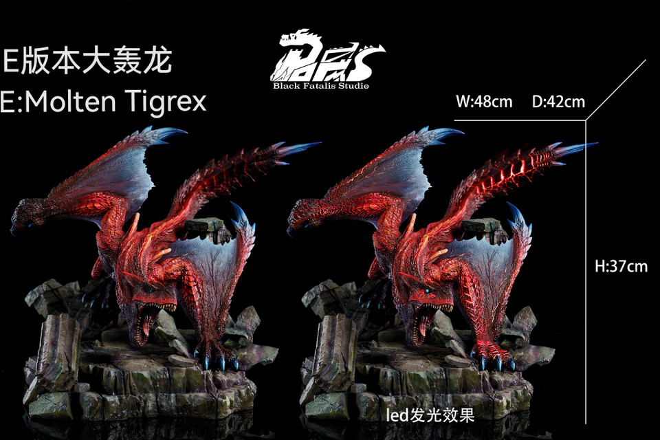 【Pre-sale】Tigrex﻿ with LED-Black Fatalis Studio