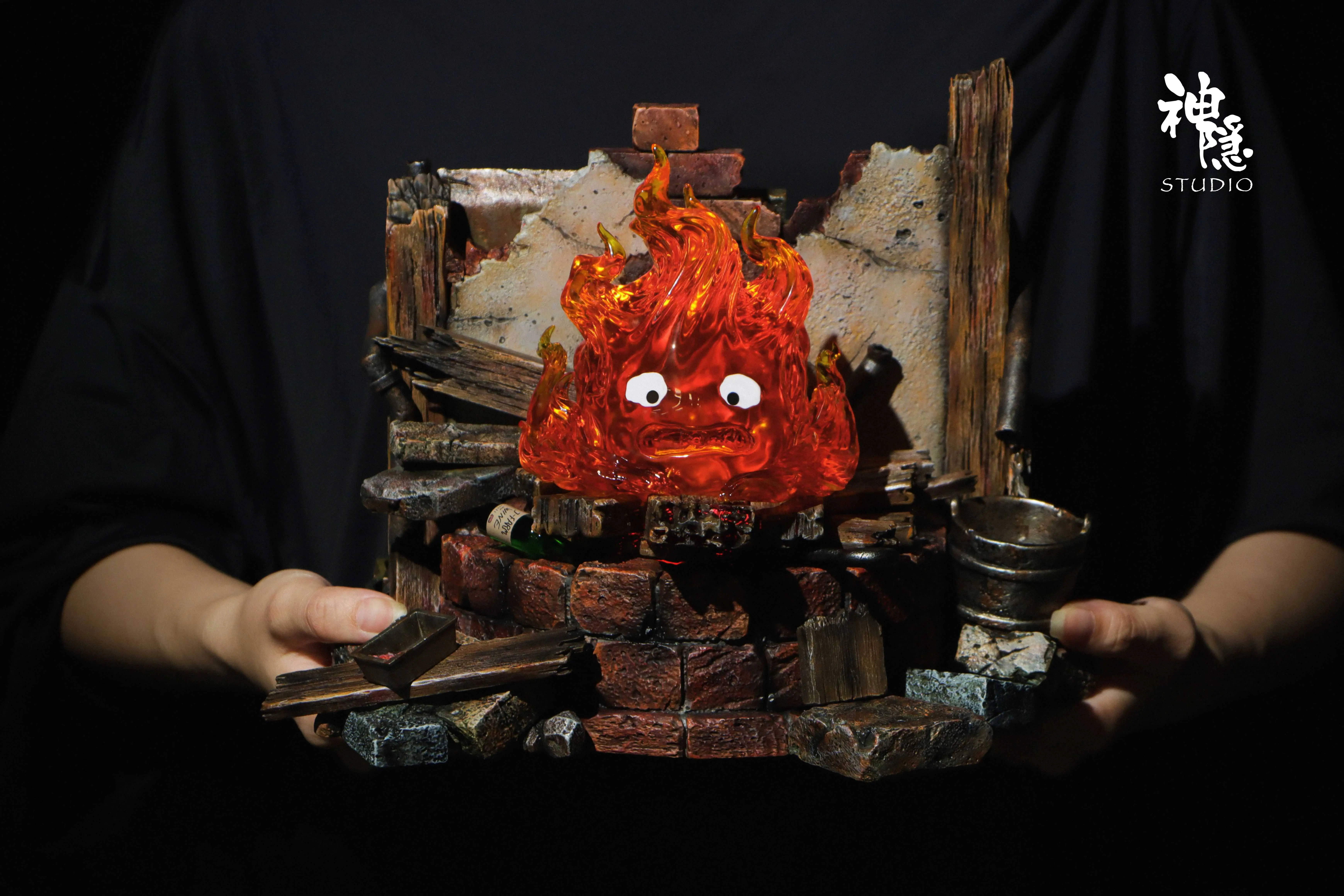 【Pre-sale】Calcifer Rebirth after the collapse with LED-Studio Ghibli-ShenYin Studio