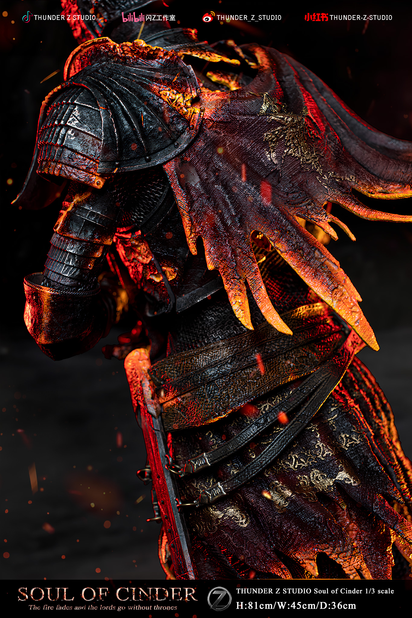 【Sold out】1/3 Scale Lords of Cinder-Dark Souls 3-THUNDER Z STUDIO