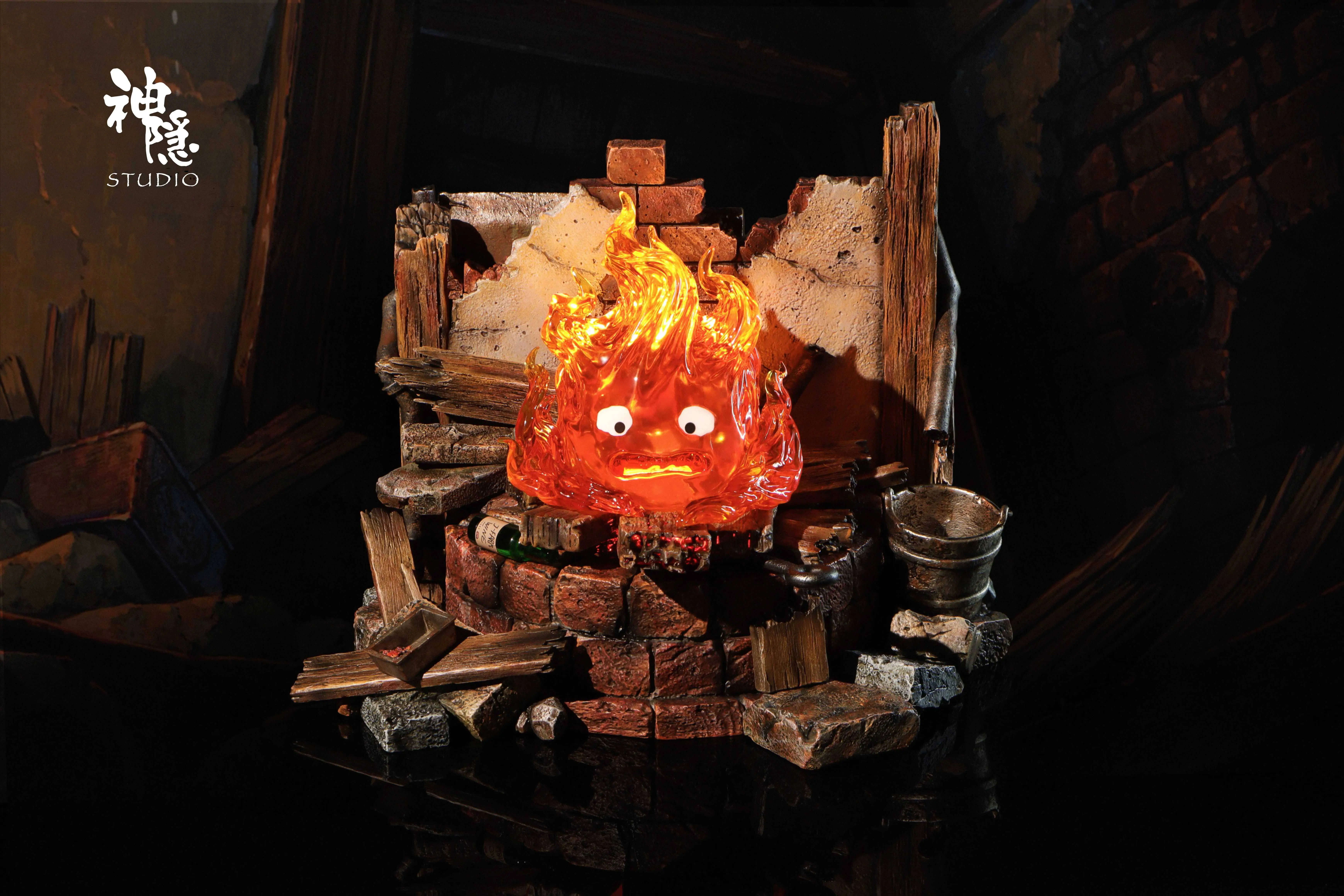 【Pre-sale】Calcifer Rebirth after the collapse with LED-Studio Ghibli-ShenYin Studio