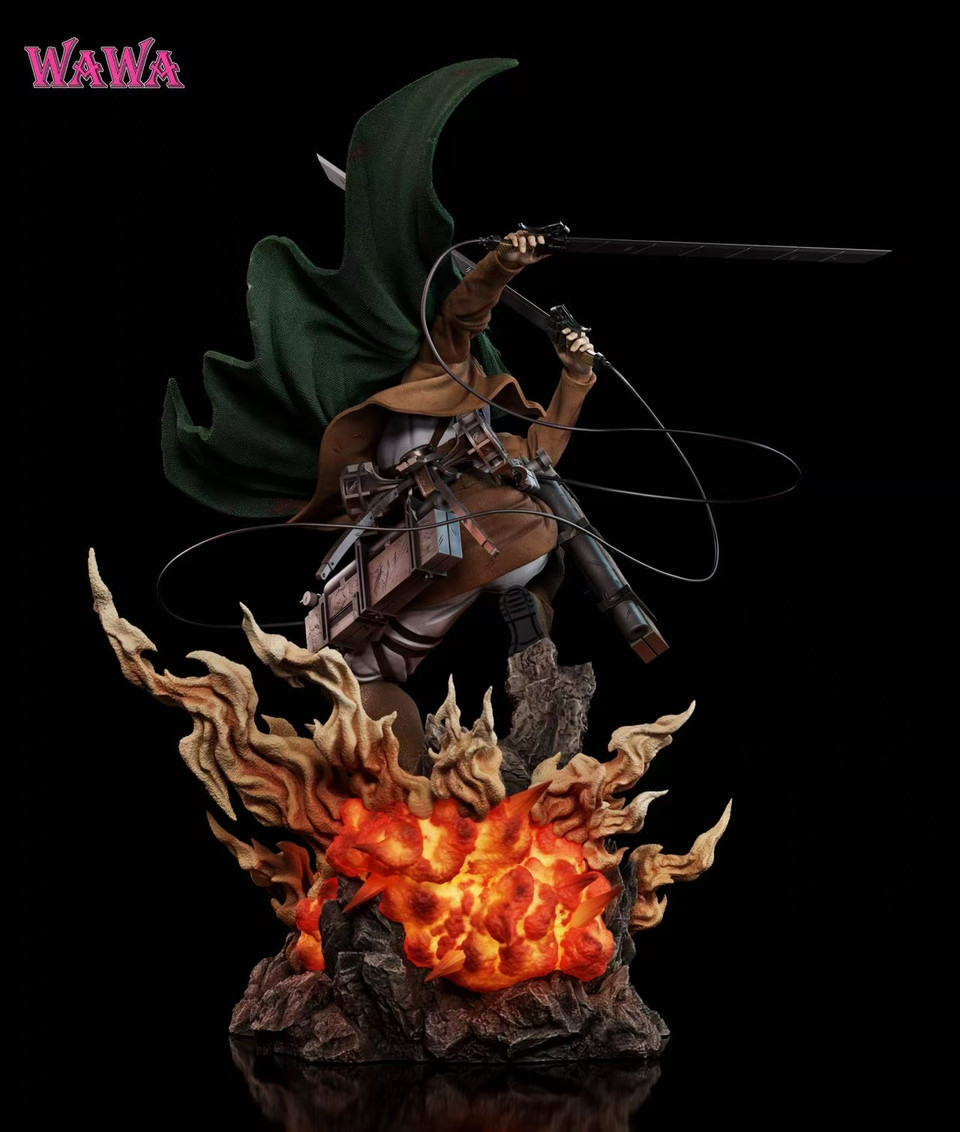 【Pre-sale】1/6 Scale Levi Ackerman with LED-Attack on Titan-WAWA Studio