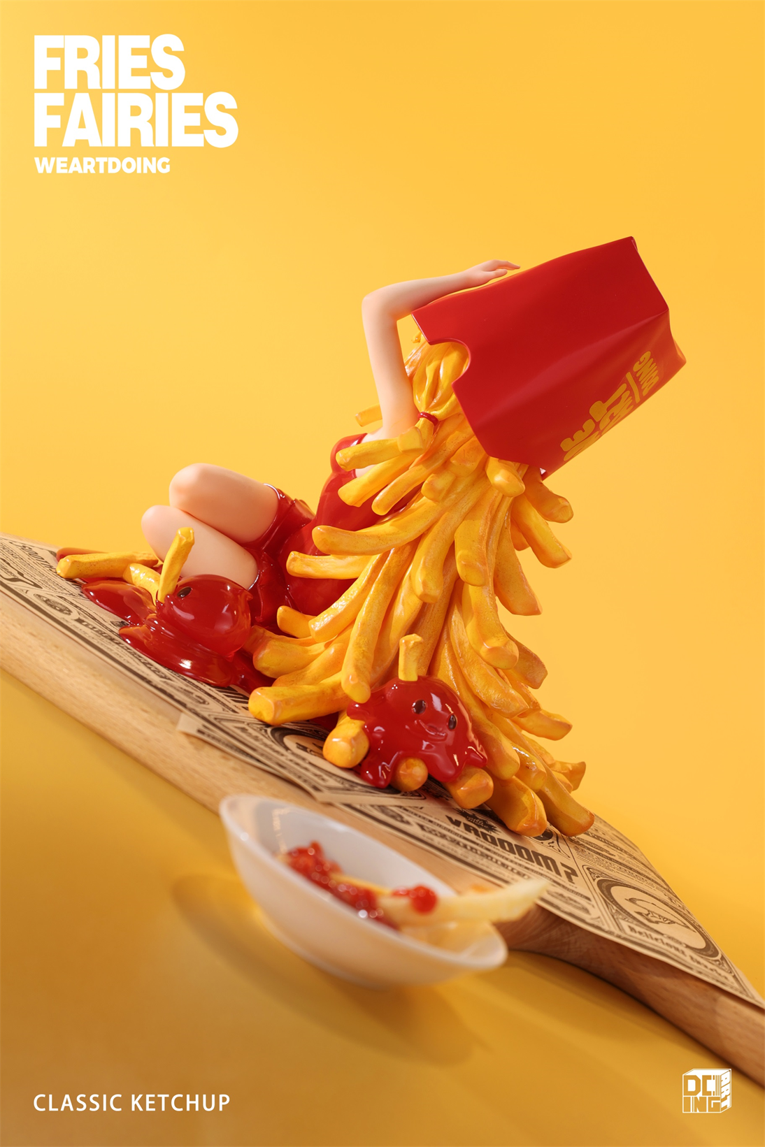 【Pre-sale】Sleeping Beauty-Fries Fairies-Classic Ketchup and Wasabi-Other series-WeArtDoing Studio