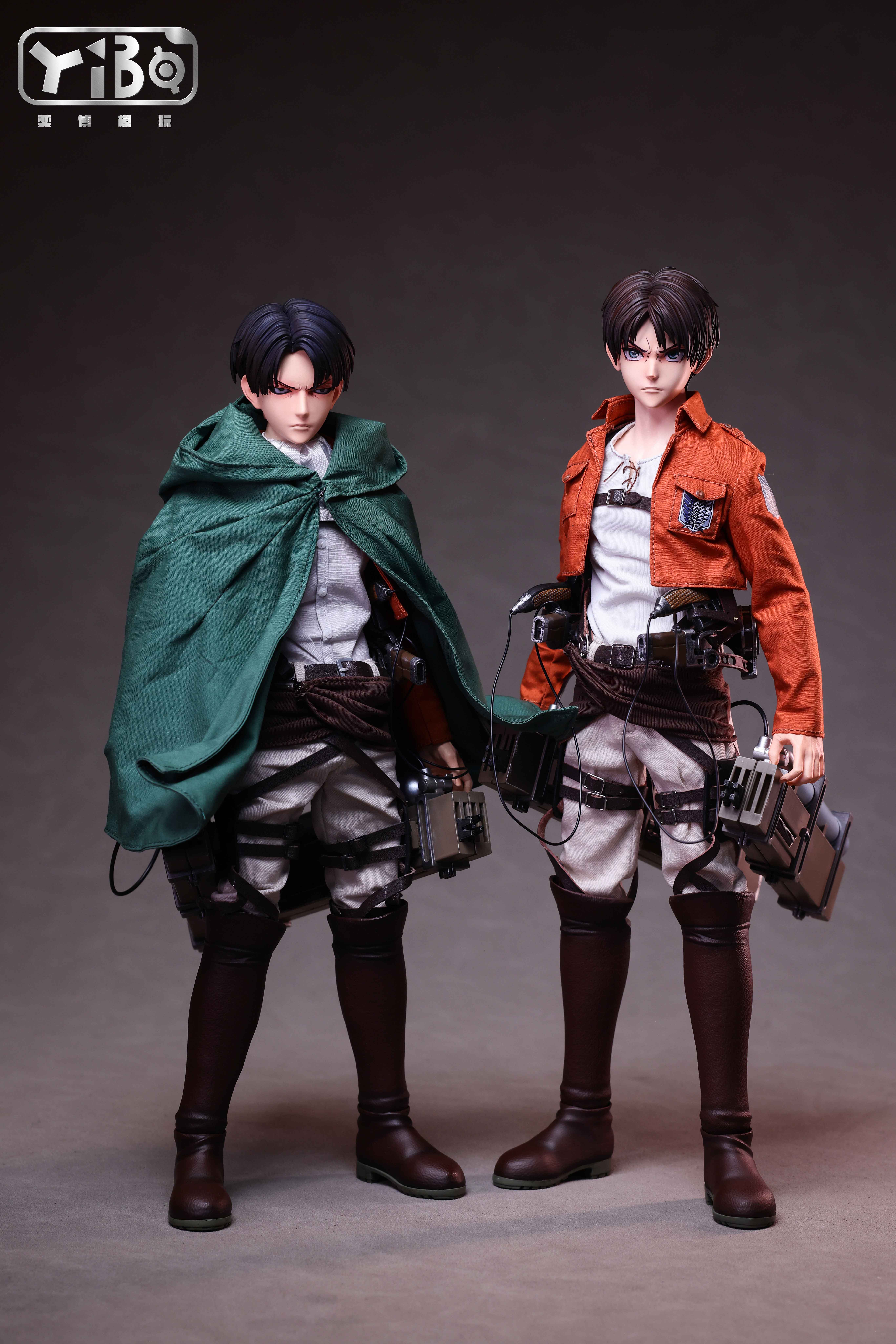 【Pre-sale Closed】1/6 Scale Levi and Eren-Attack on Titan-YIBO TOYS Studio