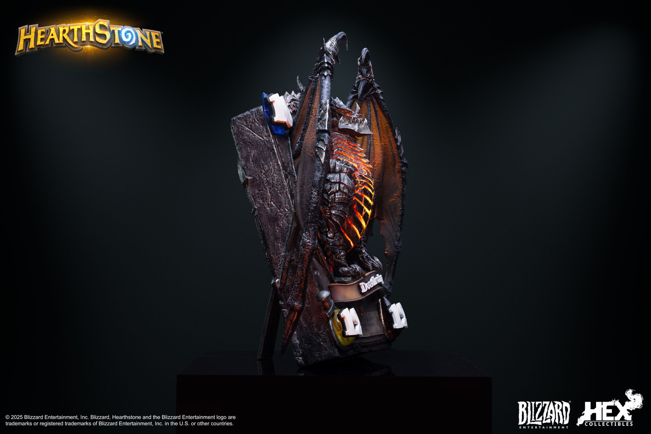 【Pre-sale】Deathwing Art Statue Liensed-Hearthstone-Hex Collectibles and Blizzard Studio