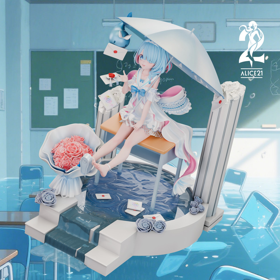 【Pre-sale】1/6 Scale Wedding Dress Arona with LED-Blue Archive-Alice21 Studio