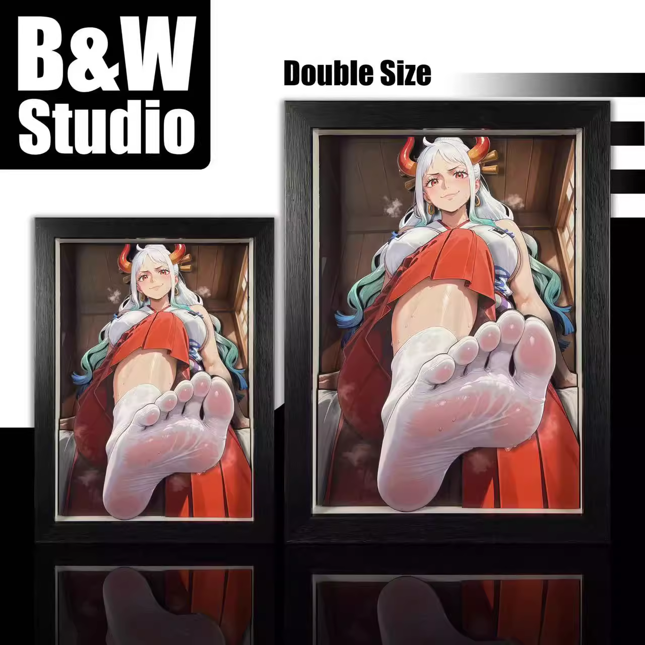 【Pre-sale】DSMG-124 and DSMGSlim-124 3D Decorative Painting of Yamato-Black and White Studio