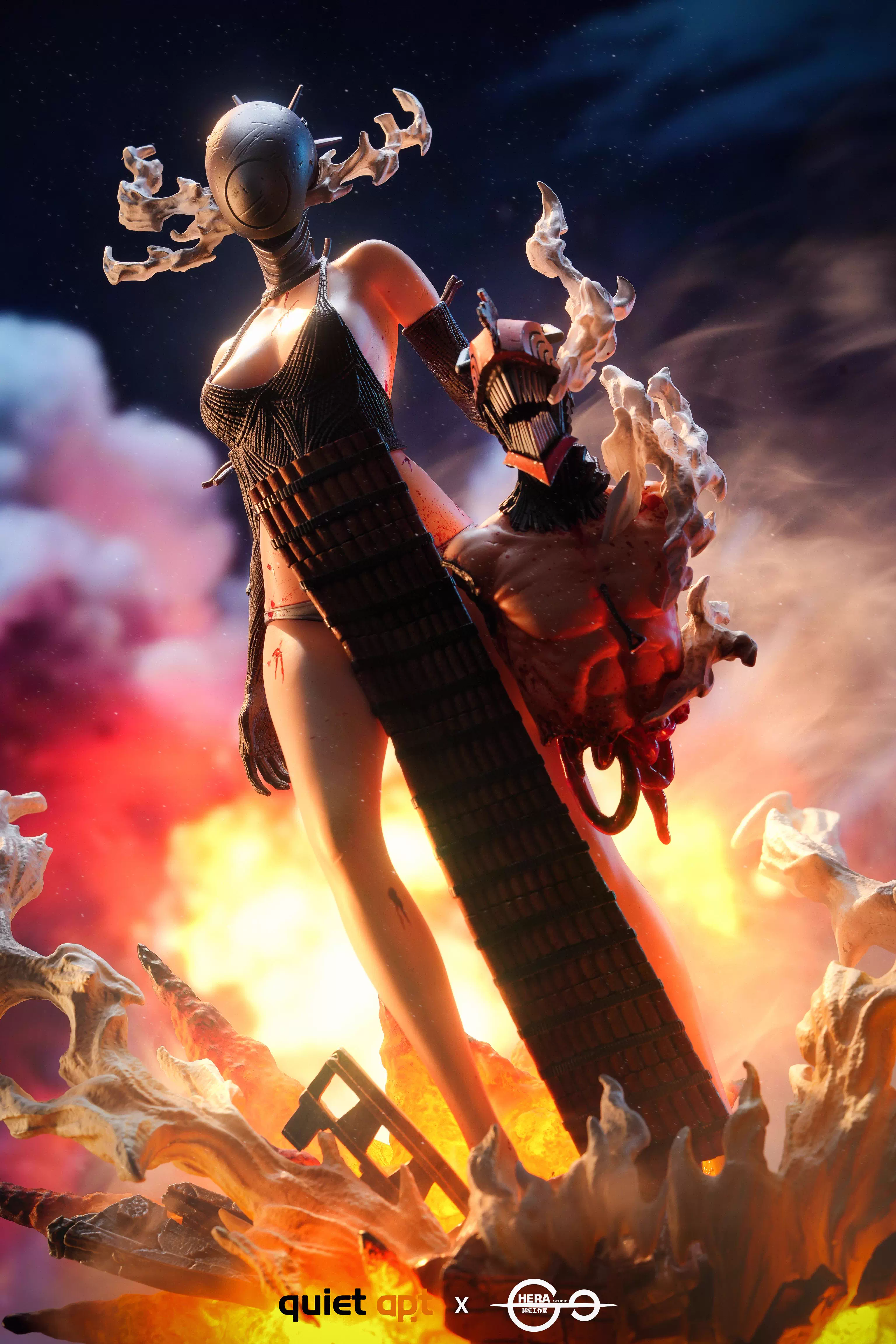 【Pre-sale】1/6 Scale Bomb Reze-QuietArt x Hera Studios