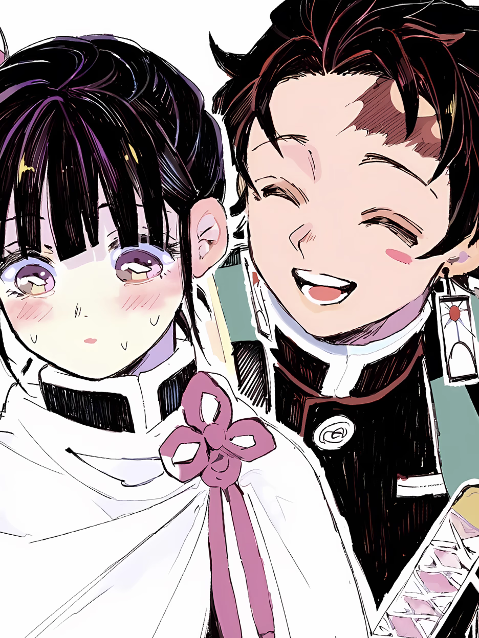 【Pre-sale】Decorative Painting of Tsuyuri Kanawo and Kamado Tanjirou-XingKong Studio