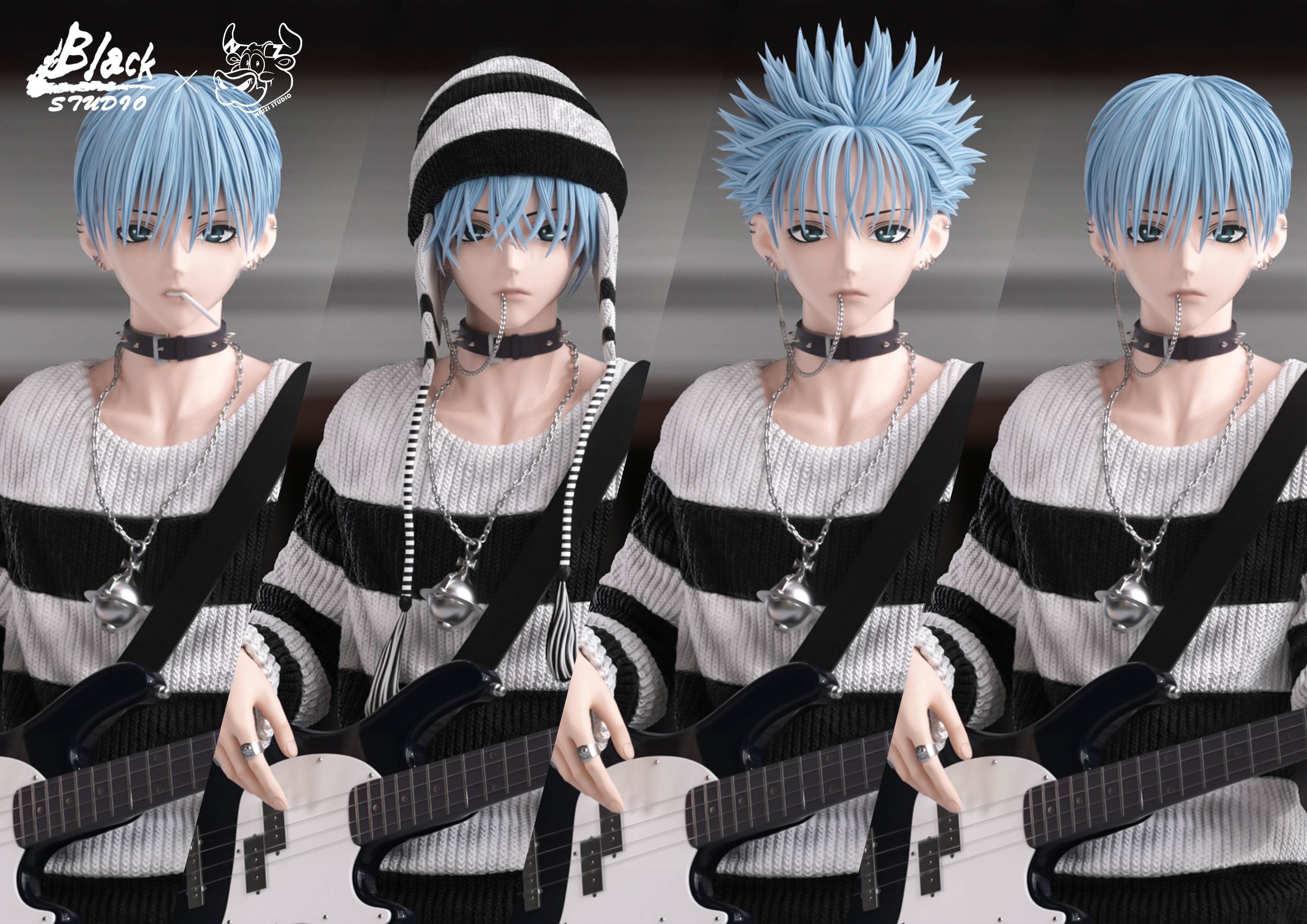 【Pre-sale】1/6 Scale Okazaki Shinichi 2.0-Nana-BLACK and NIUZI Studio